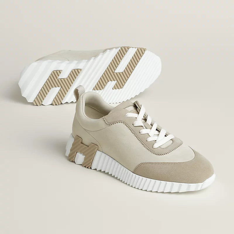 Bouncing sneaker in Beige Glaise / Beige Esquisse
