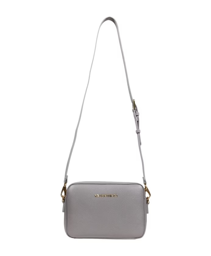 Grey Zip Handbag with Inside Pocket