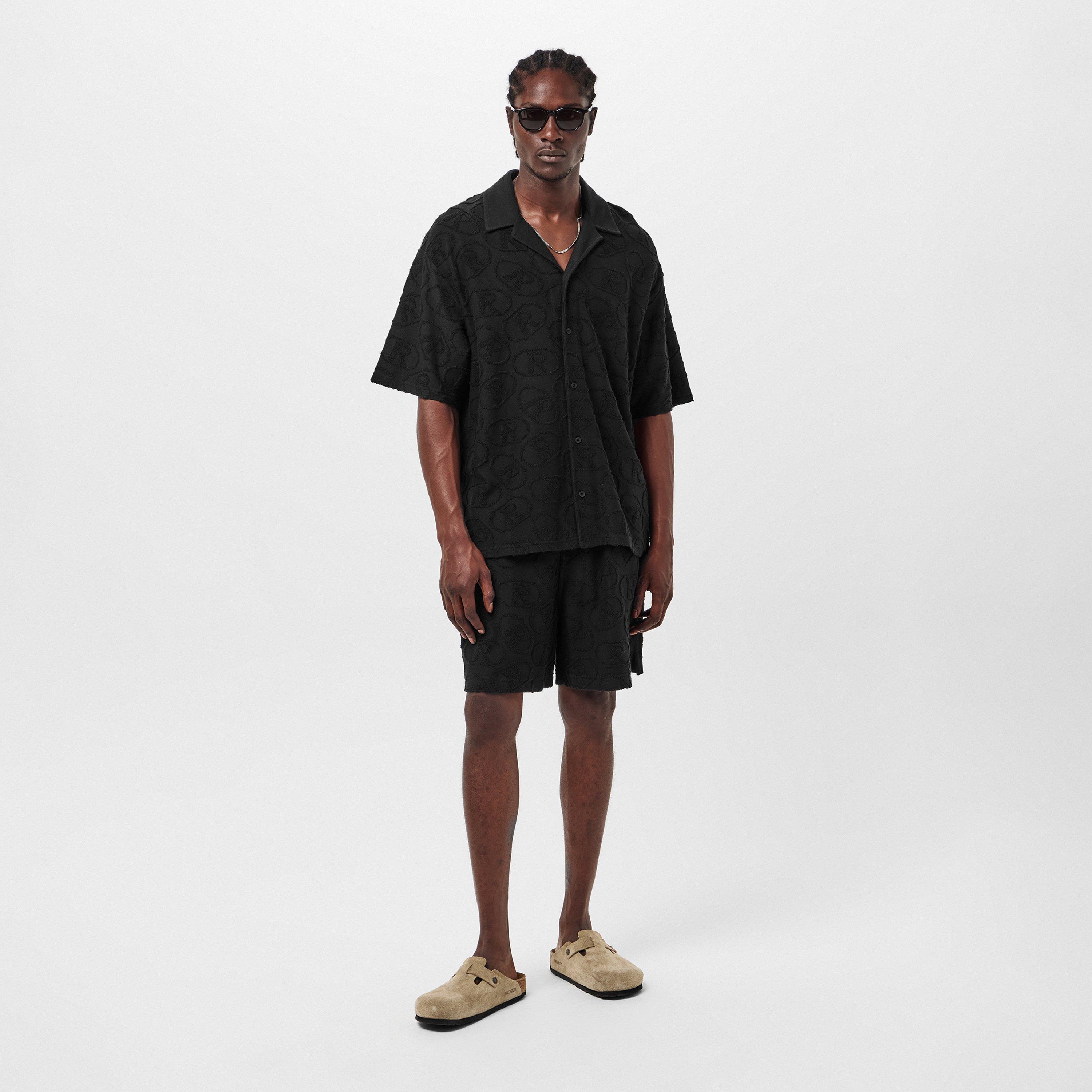 Men's Rep All-over Towel Shirt, Towel Fabric