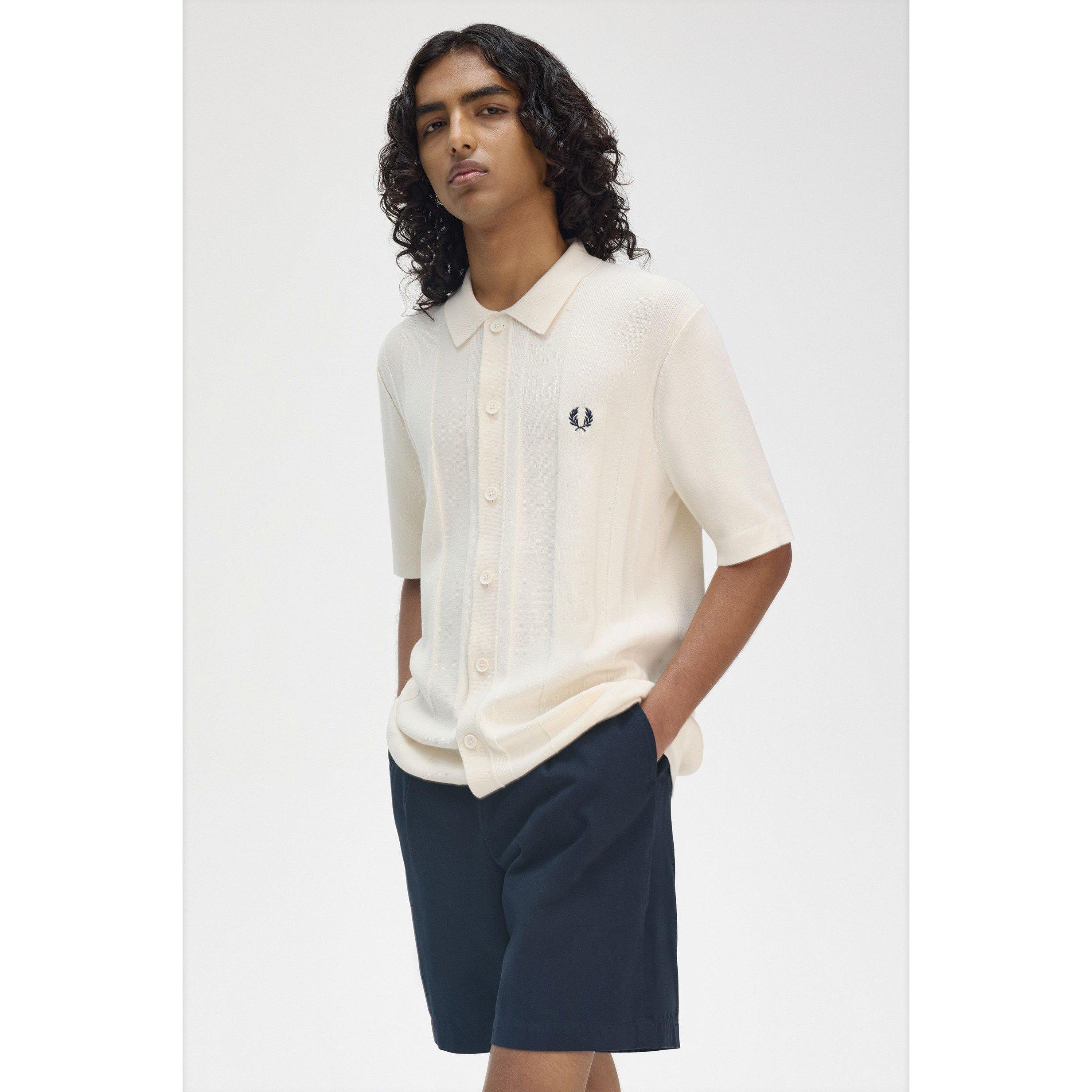 Short-Sleeve Plain Shirt