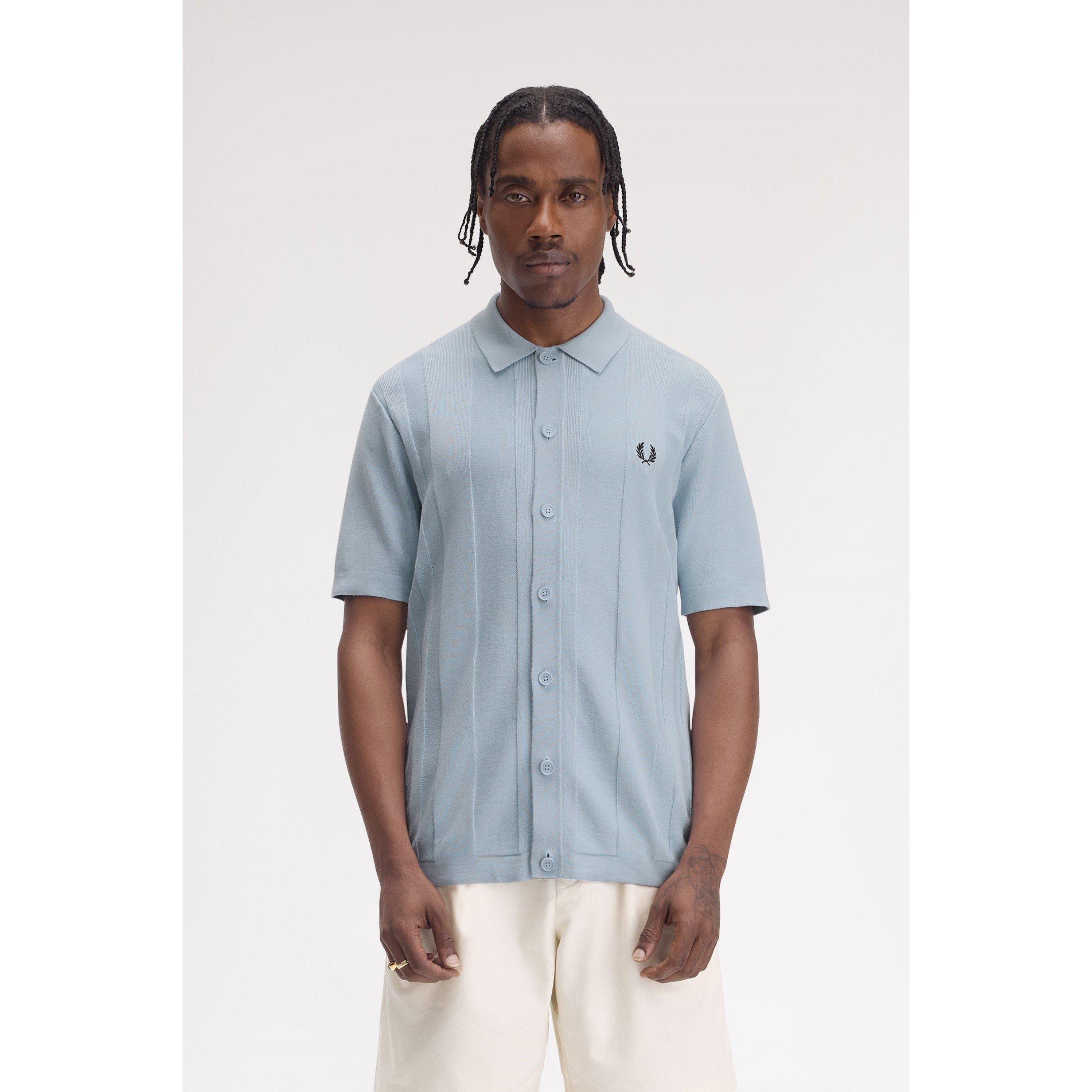 Short-Sleeve Plain Shirt
