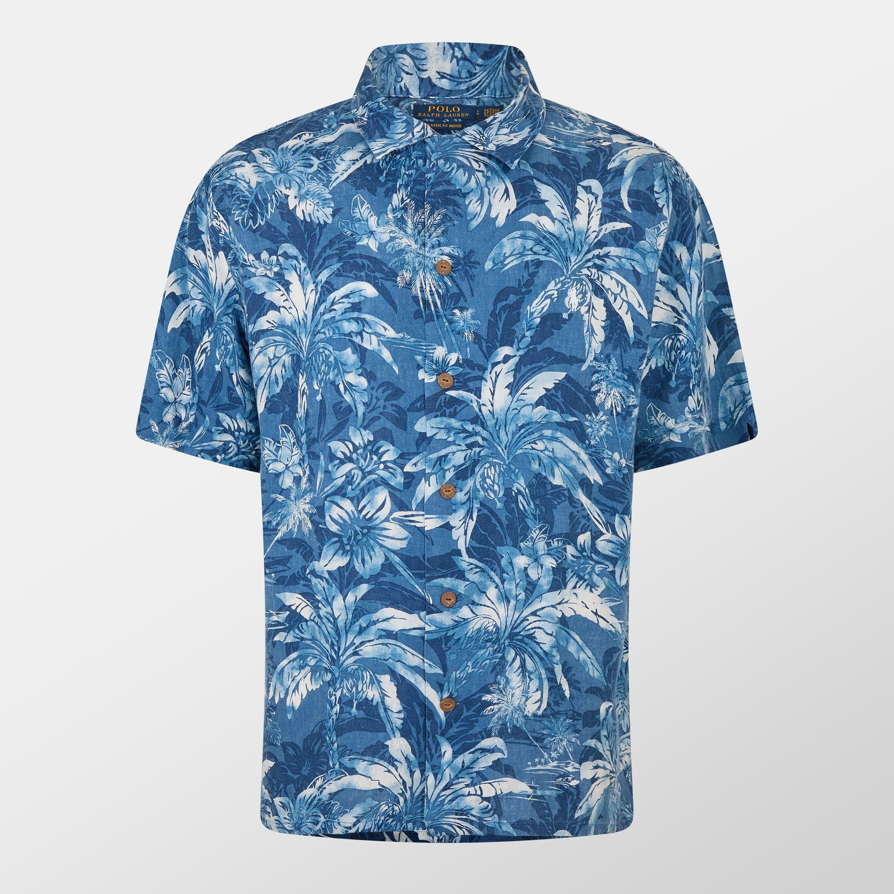 Linen Palm Shirt