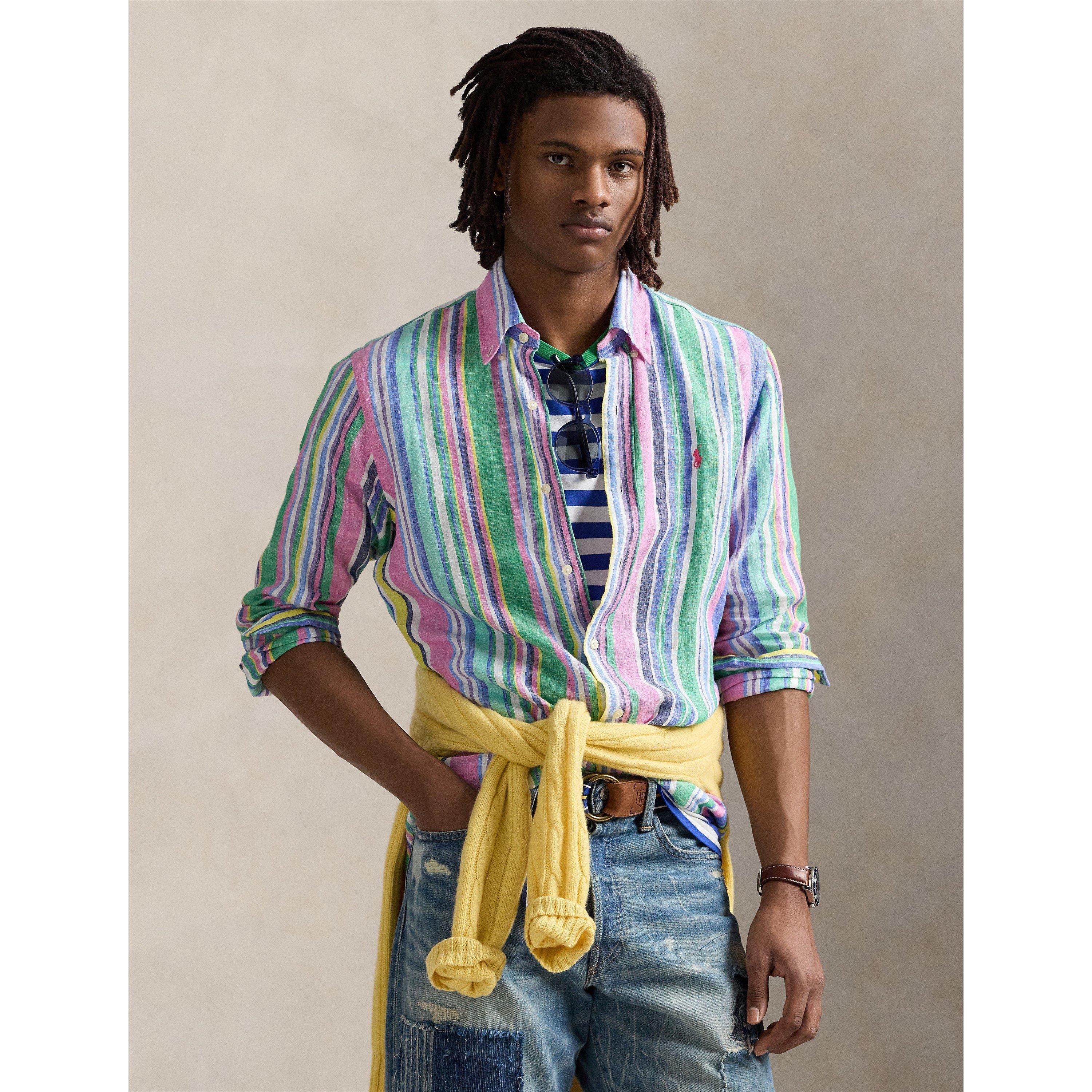 Long Sleeve Patterned Shirt