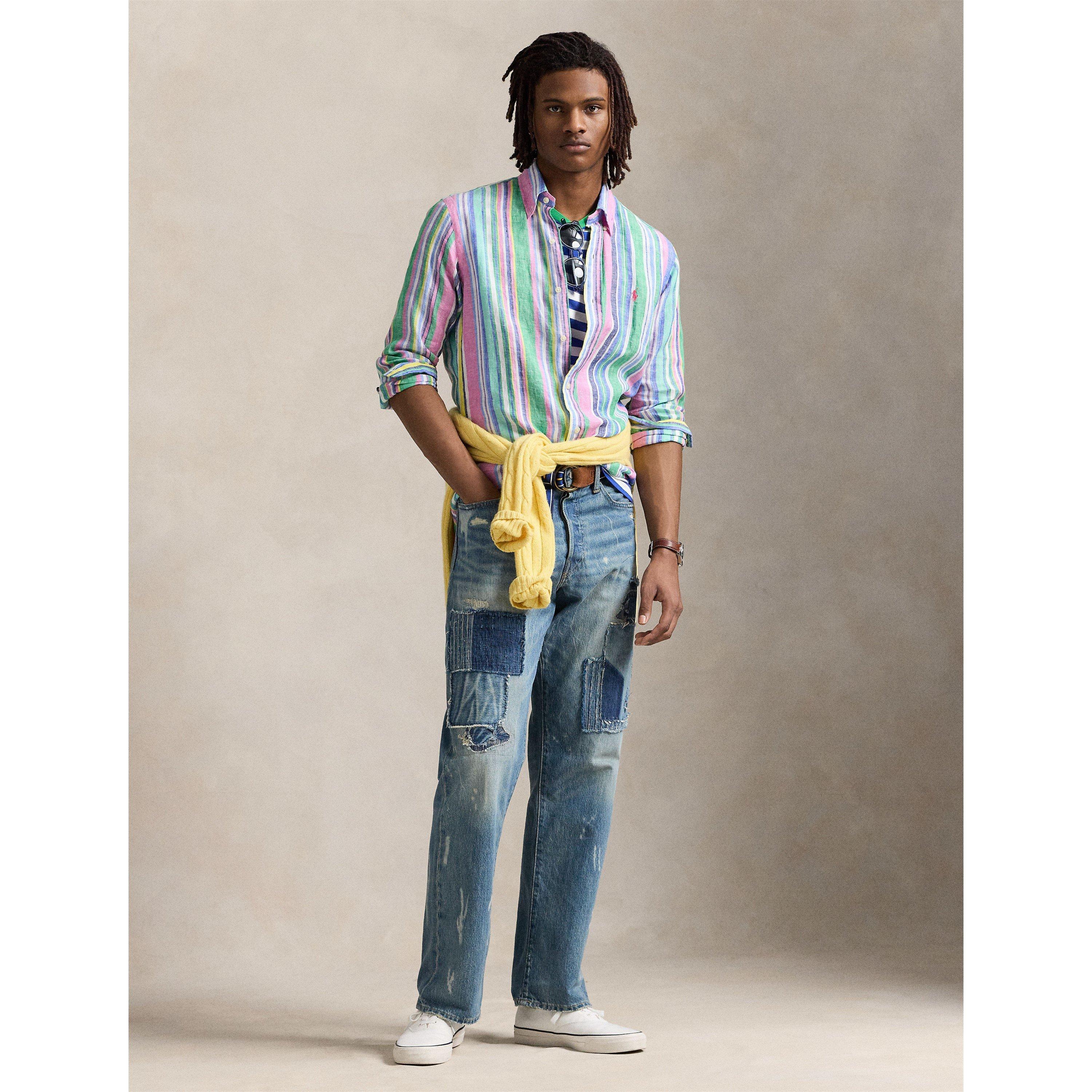 Long Sleeve Patterned Shirt