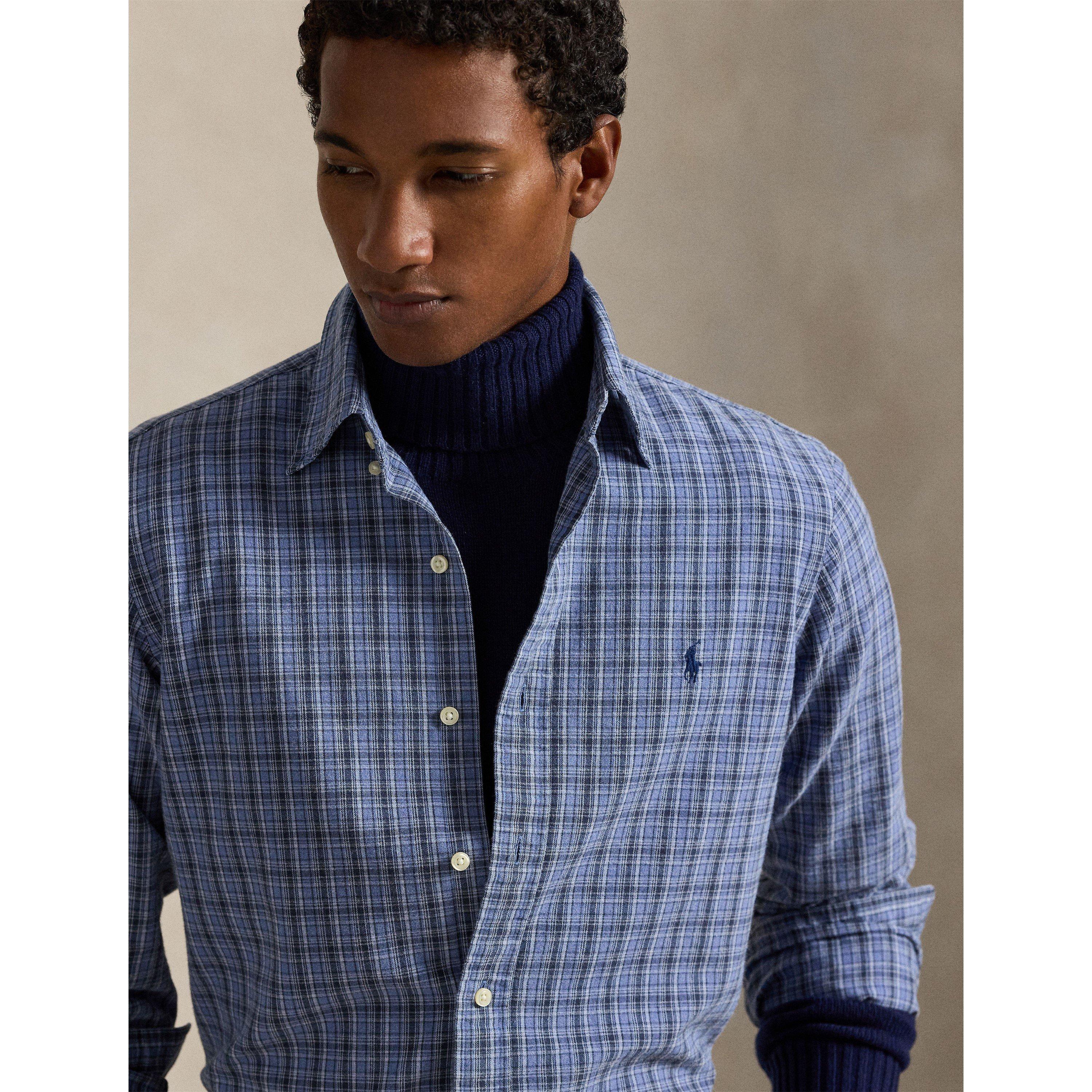 BrushOxf Long Sleeve Patterned Shirt