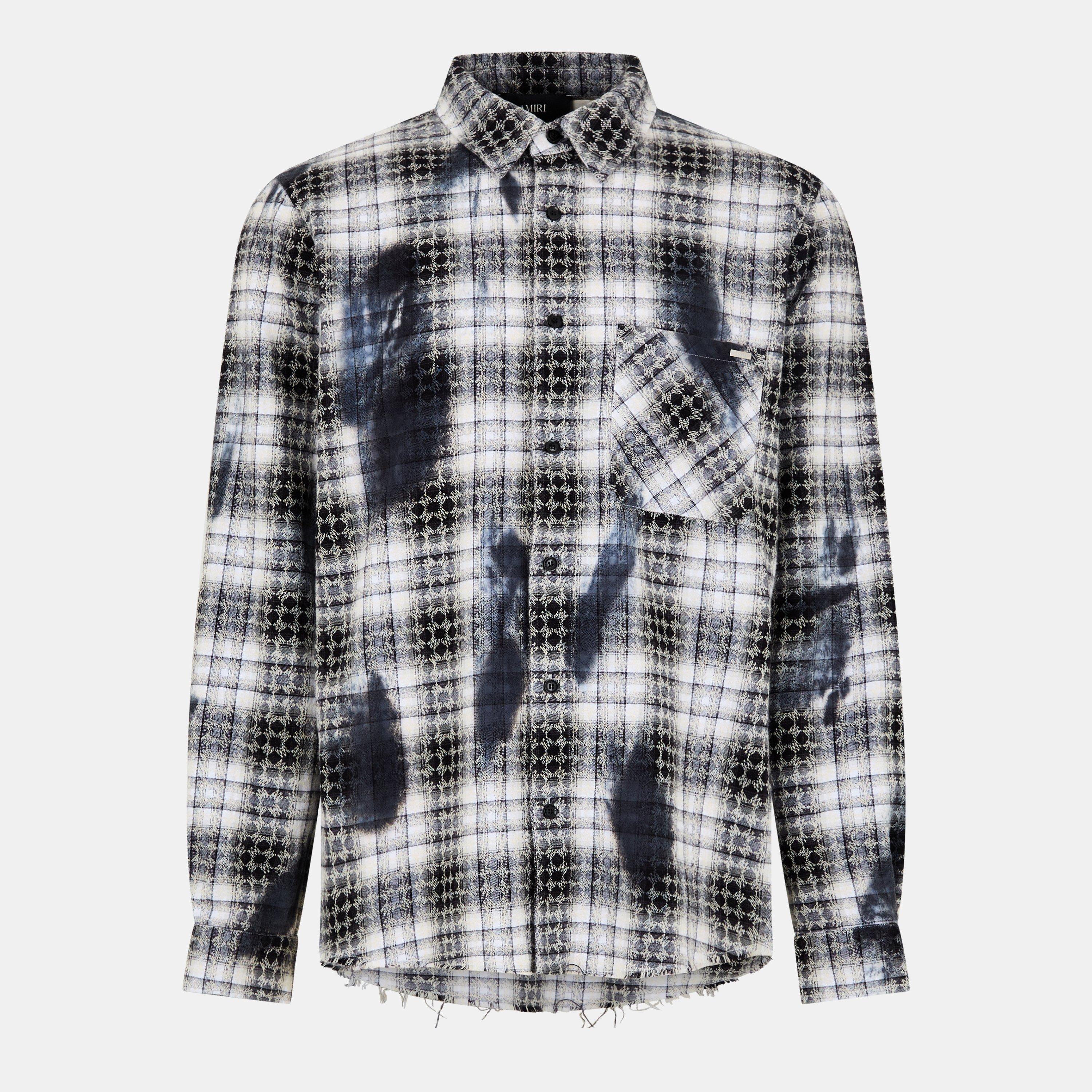 Patterned Long Sleeve Tailored Fit Shirt