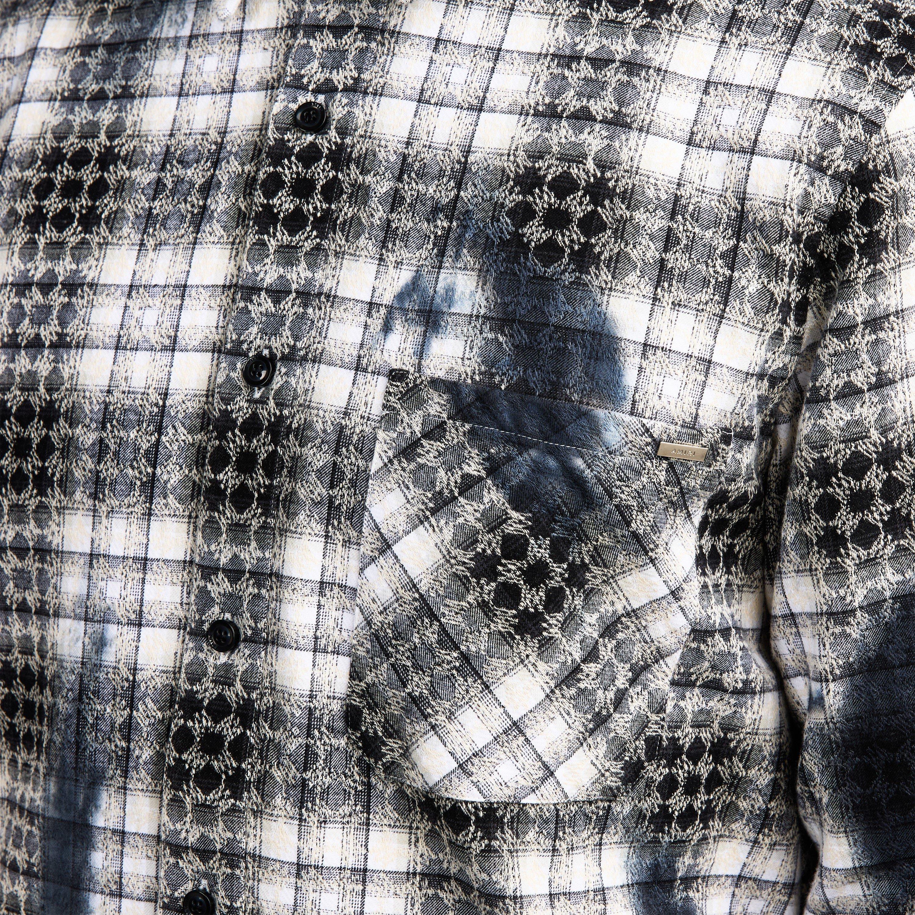 Patterned Long Sleeve Tailored Fit Shirt