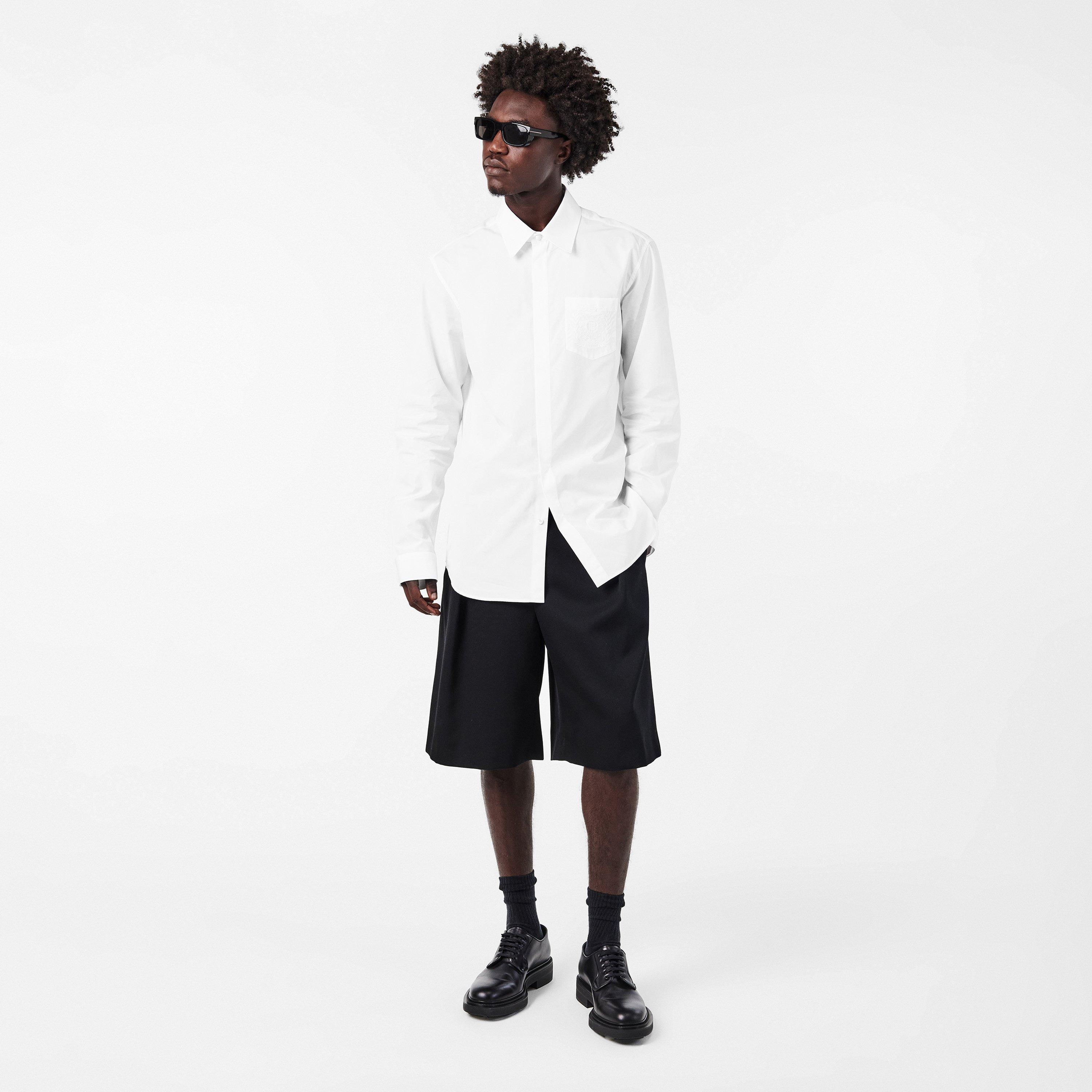 Emblam Long Sleeve Plain Shirt