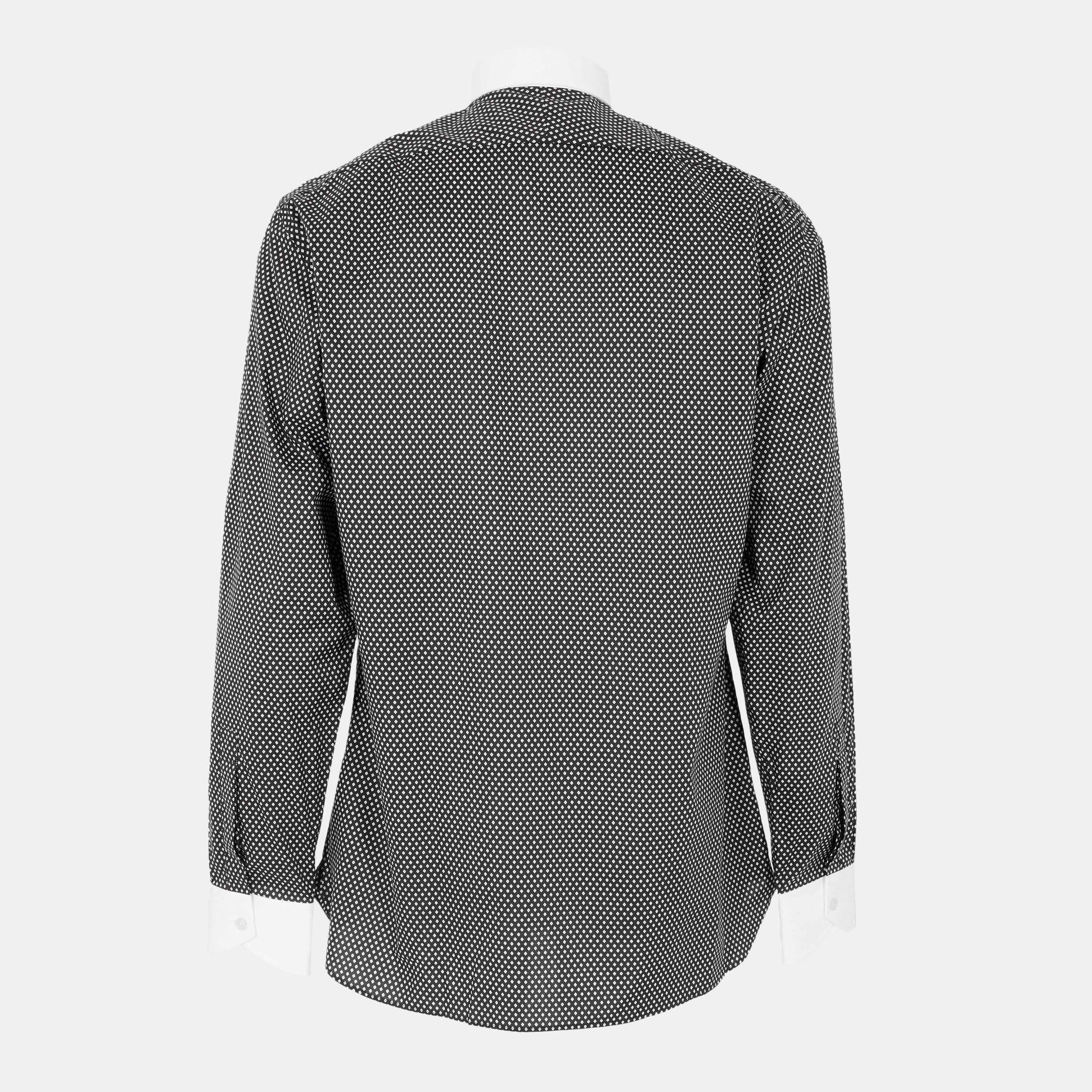 Diamond Long Sleeve Patterned Shirt