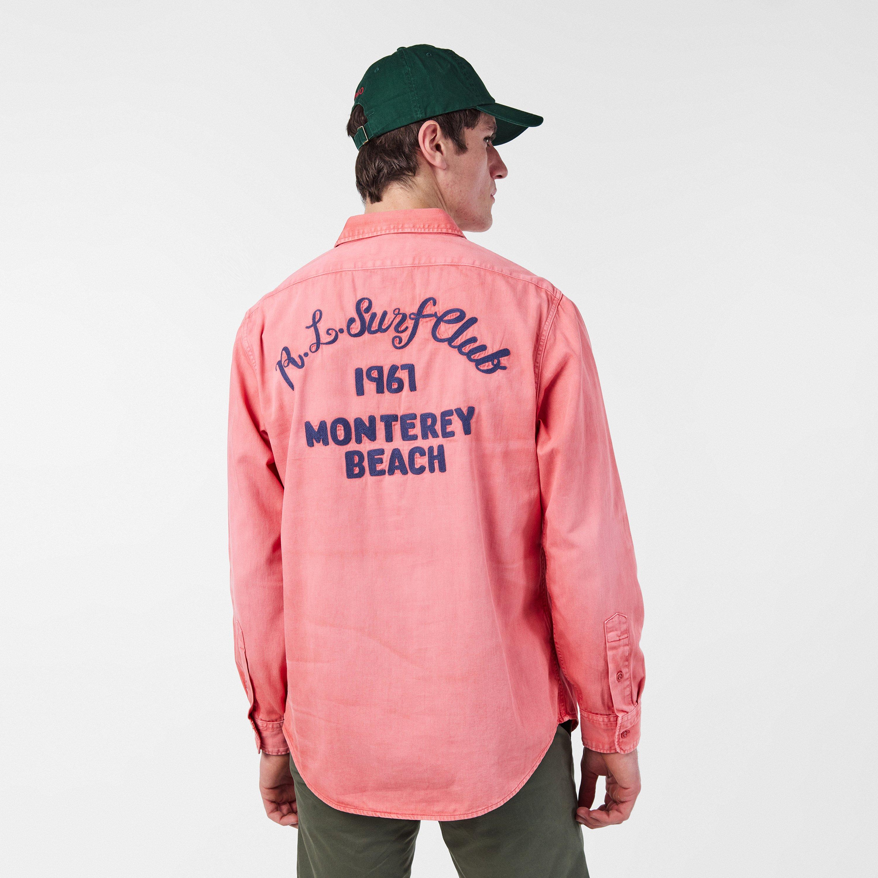 Men's Long-Sleeve Patterned Shirt