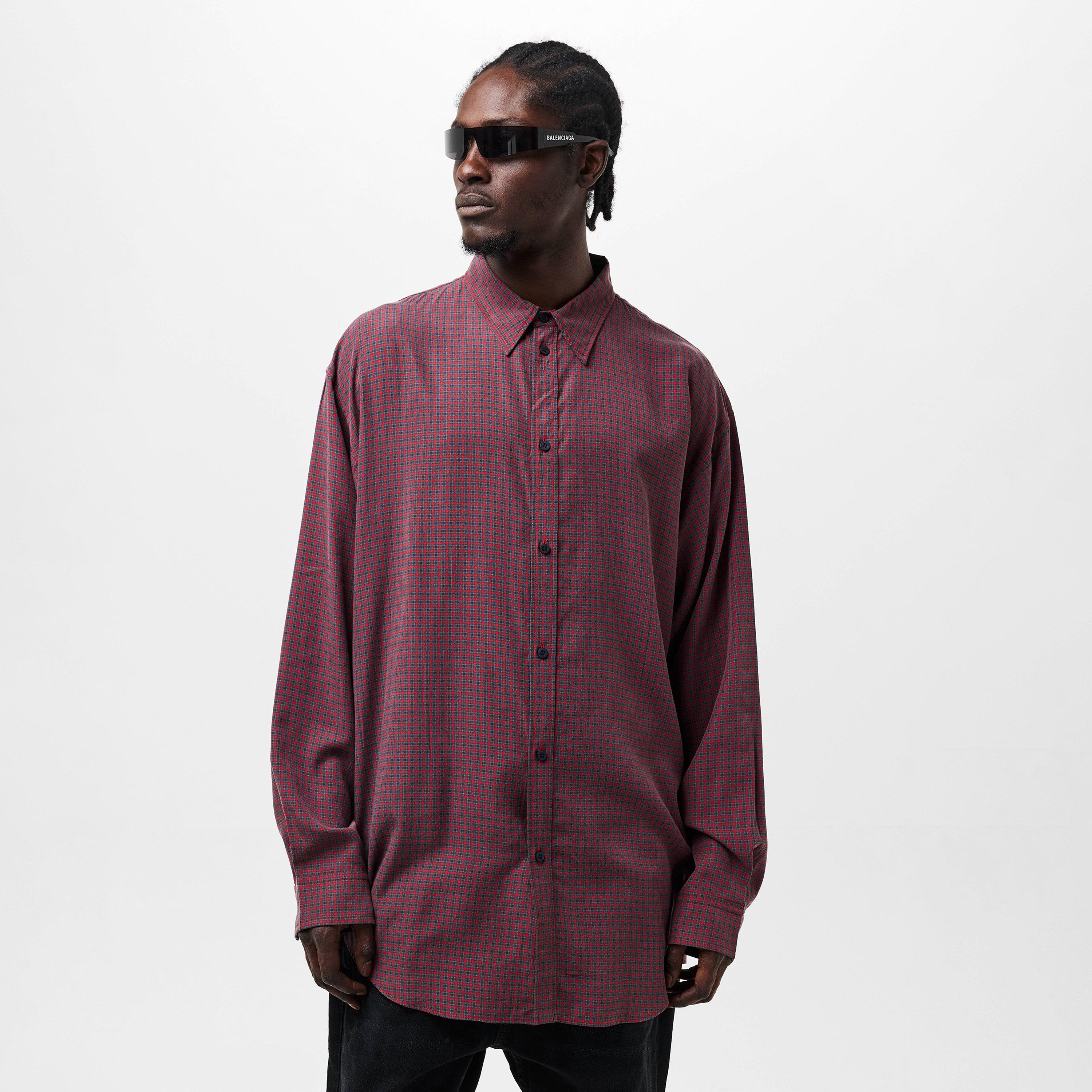 Men's Long-Sleeve Plain Shirt