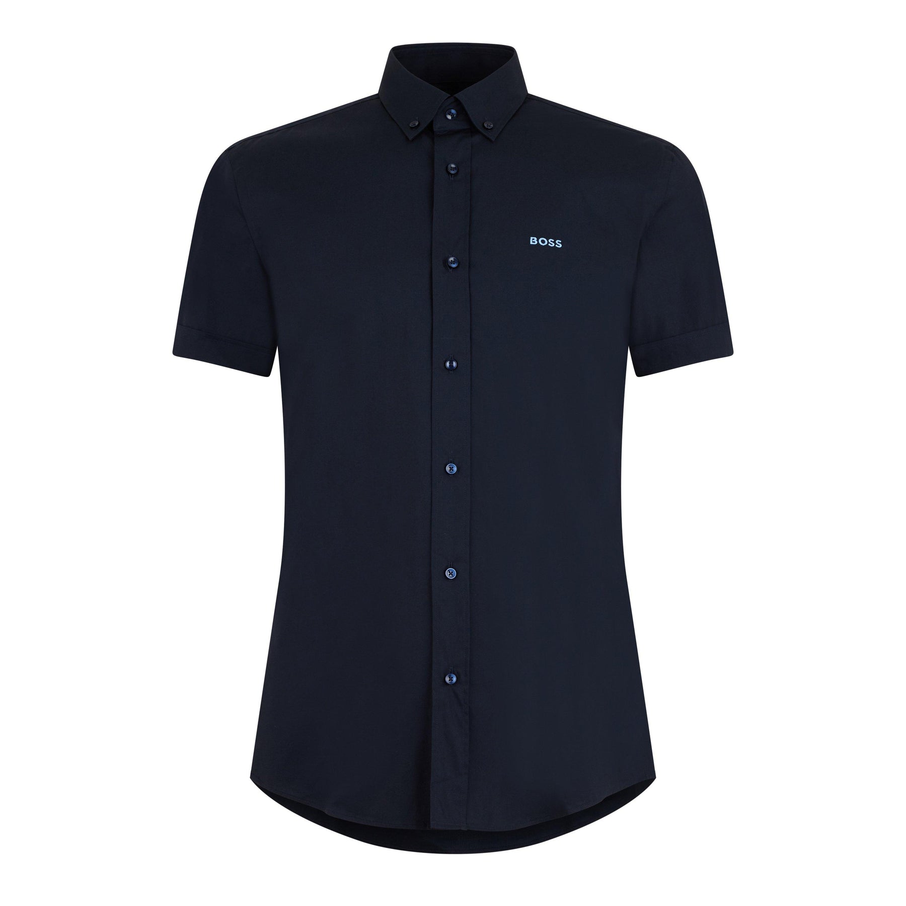 Men's Short Sleeve Plain Shirt