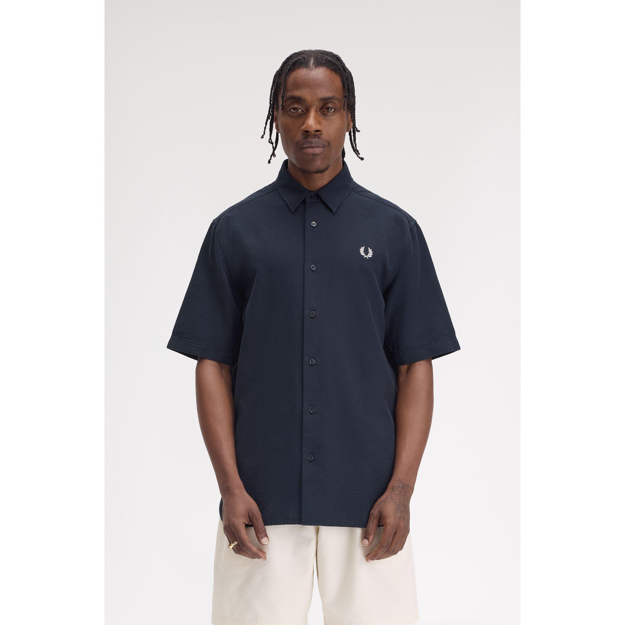 Seersucker Short Sleeve Shirt