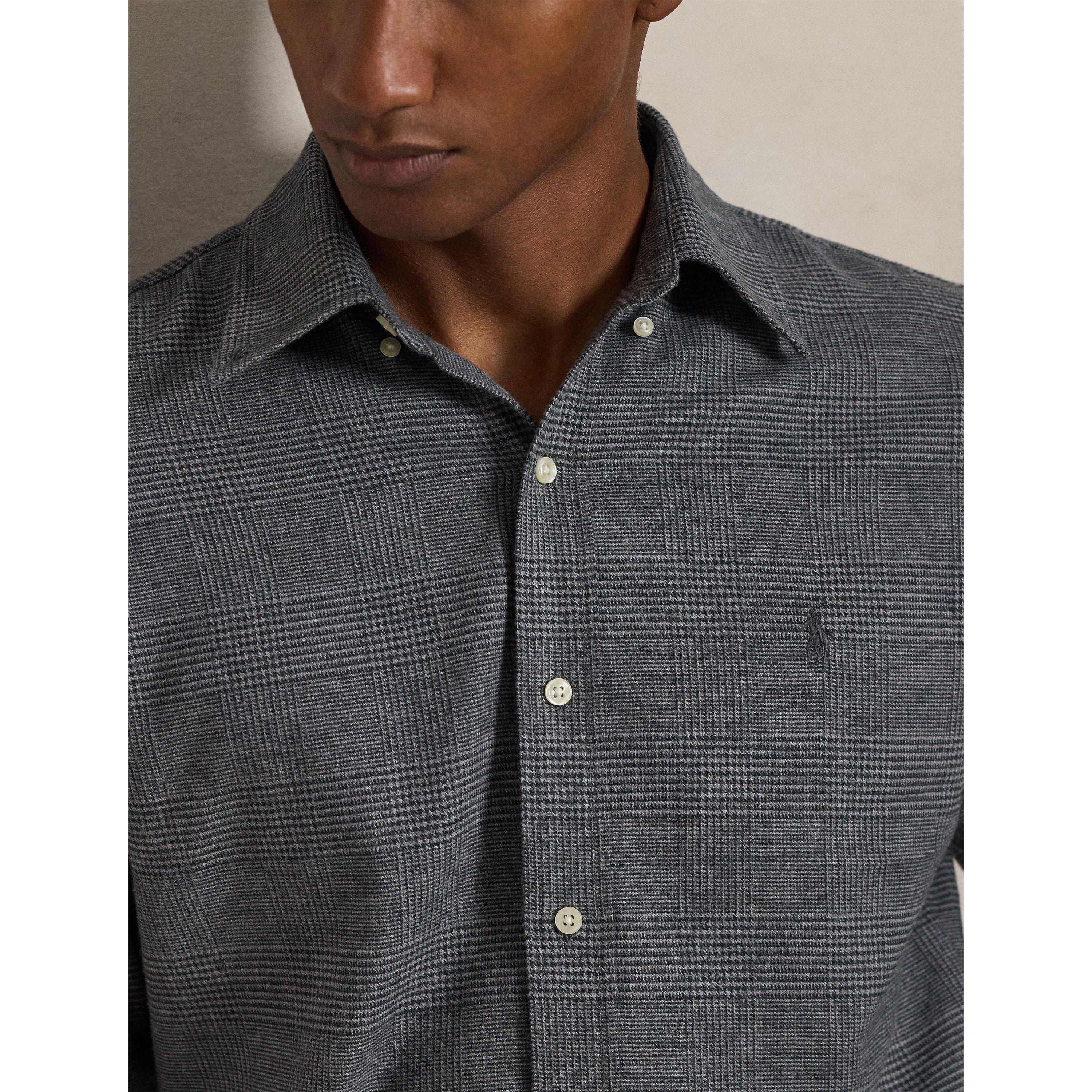 Long Sleeve Patterned Shirt