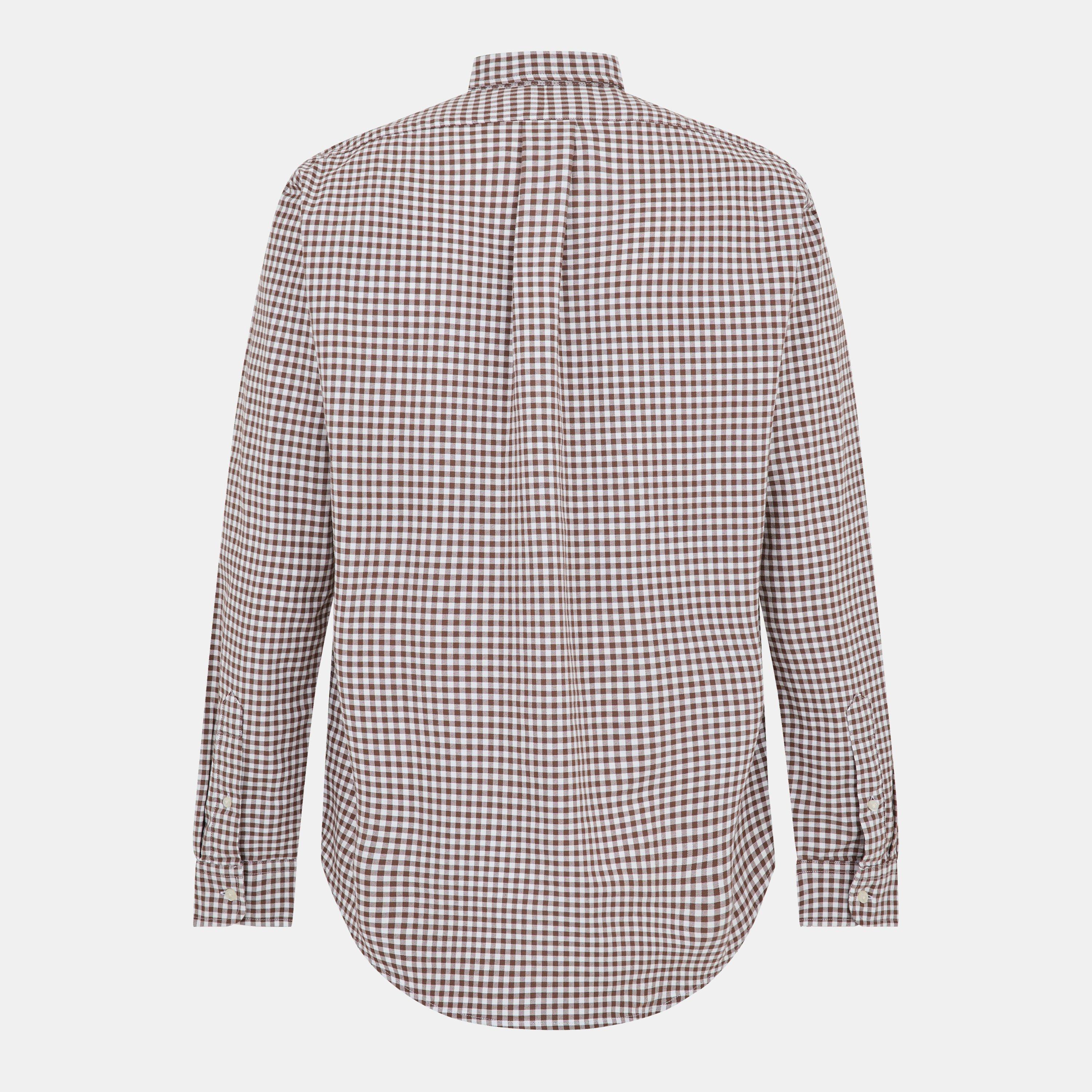Men's Ox Lined Long-Sleeve Patterned Shirt