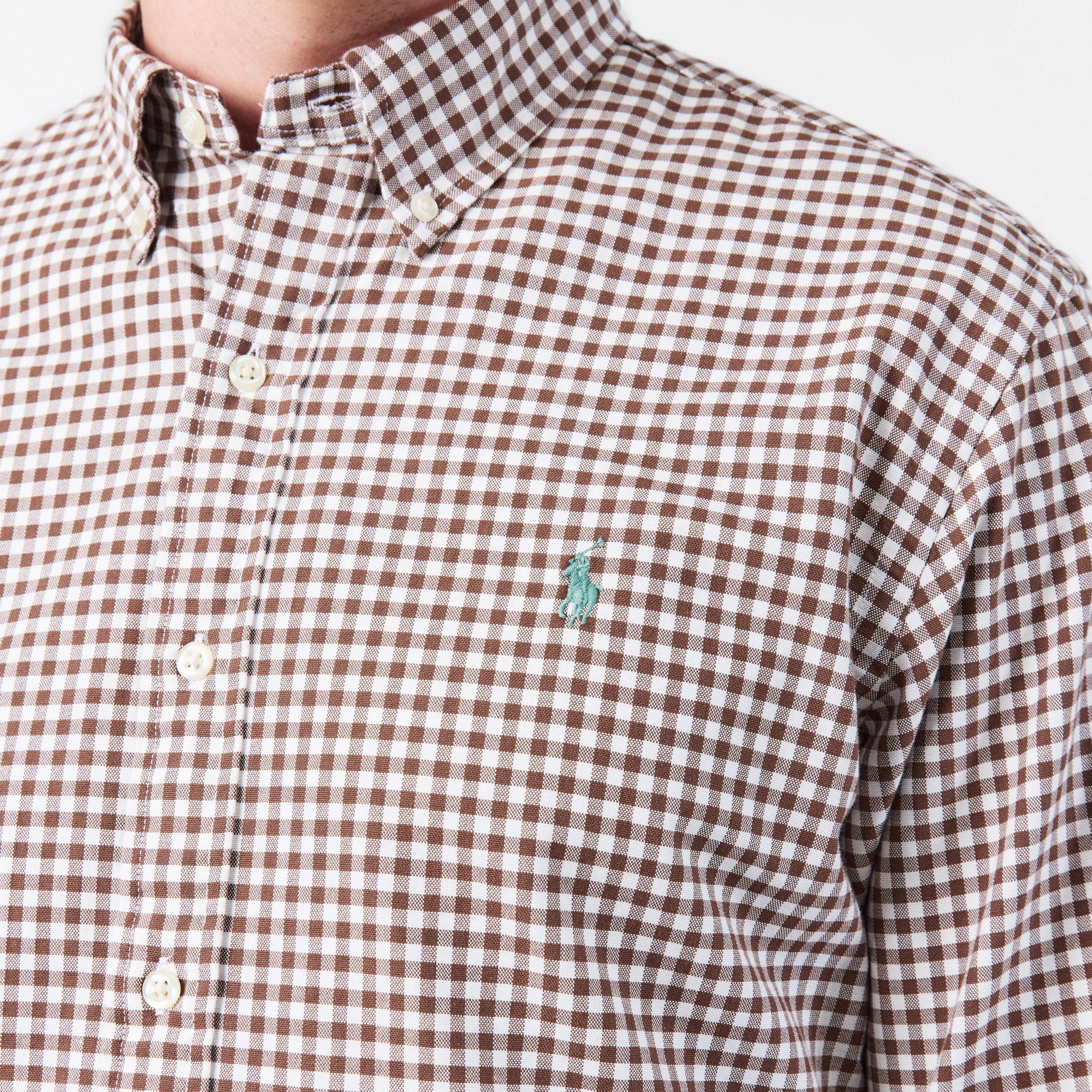 Men's Ox Lined Long-Sleeve Patterned Shirt
