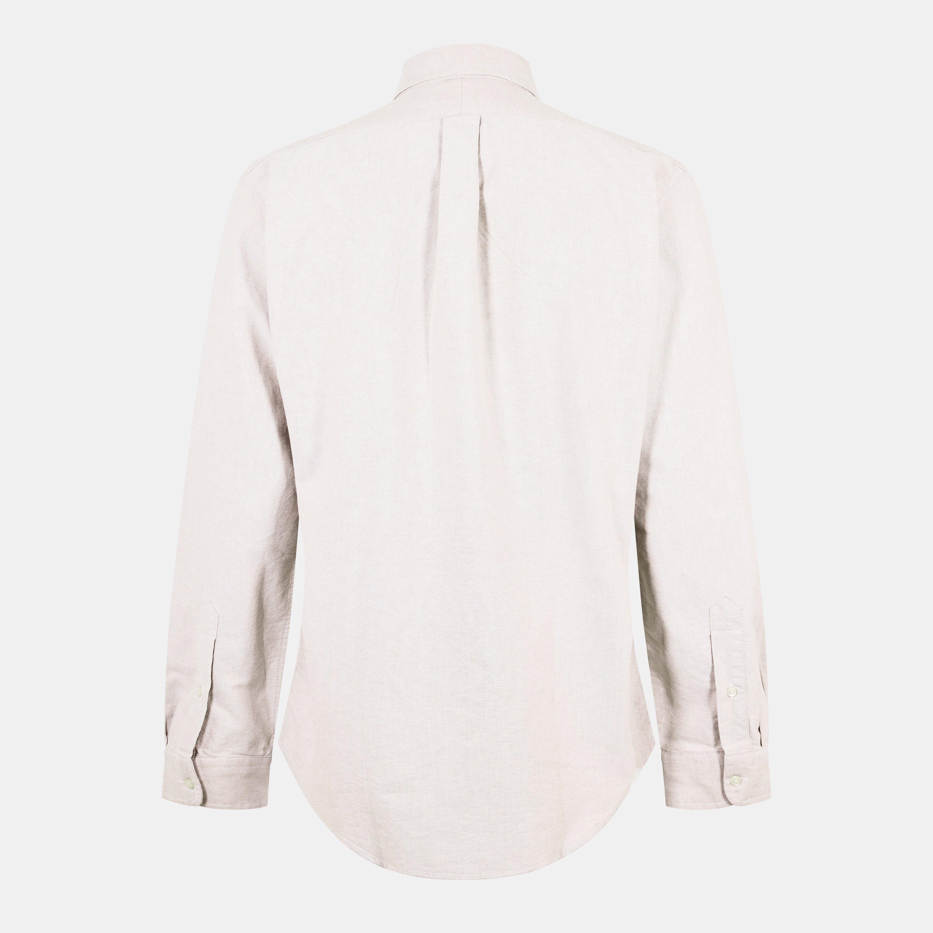 Oxford Long-Sleeve Plain Shirt