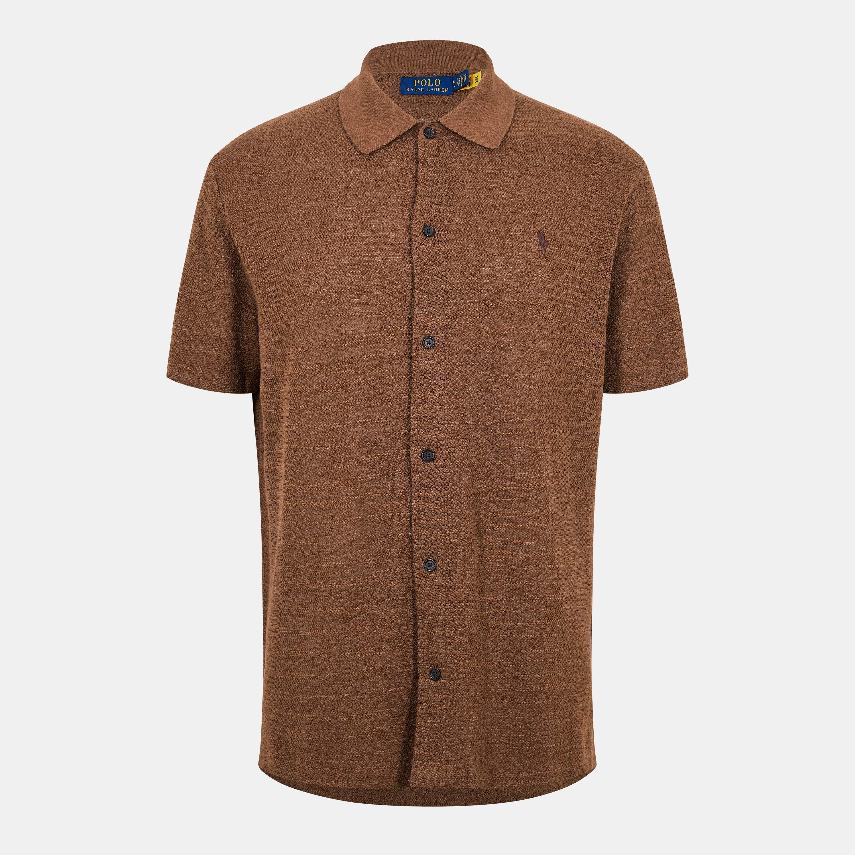 Men's Short-Sleeve Plain Shirt
