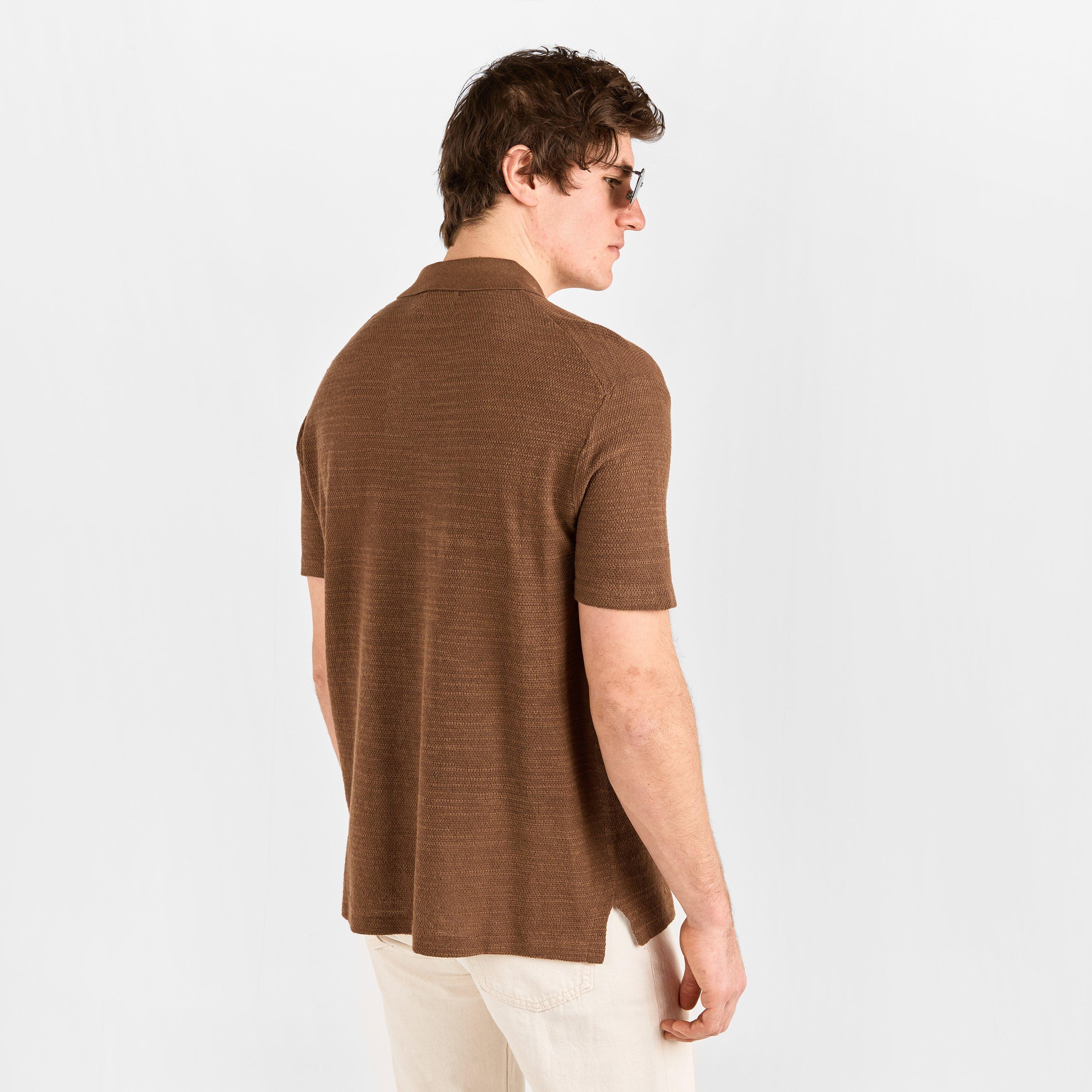 Men's Short-Sleeve Plain Shirt