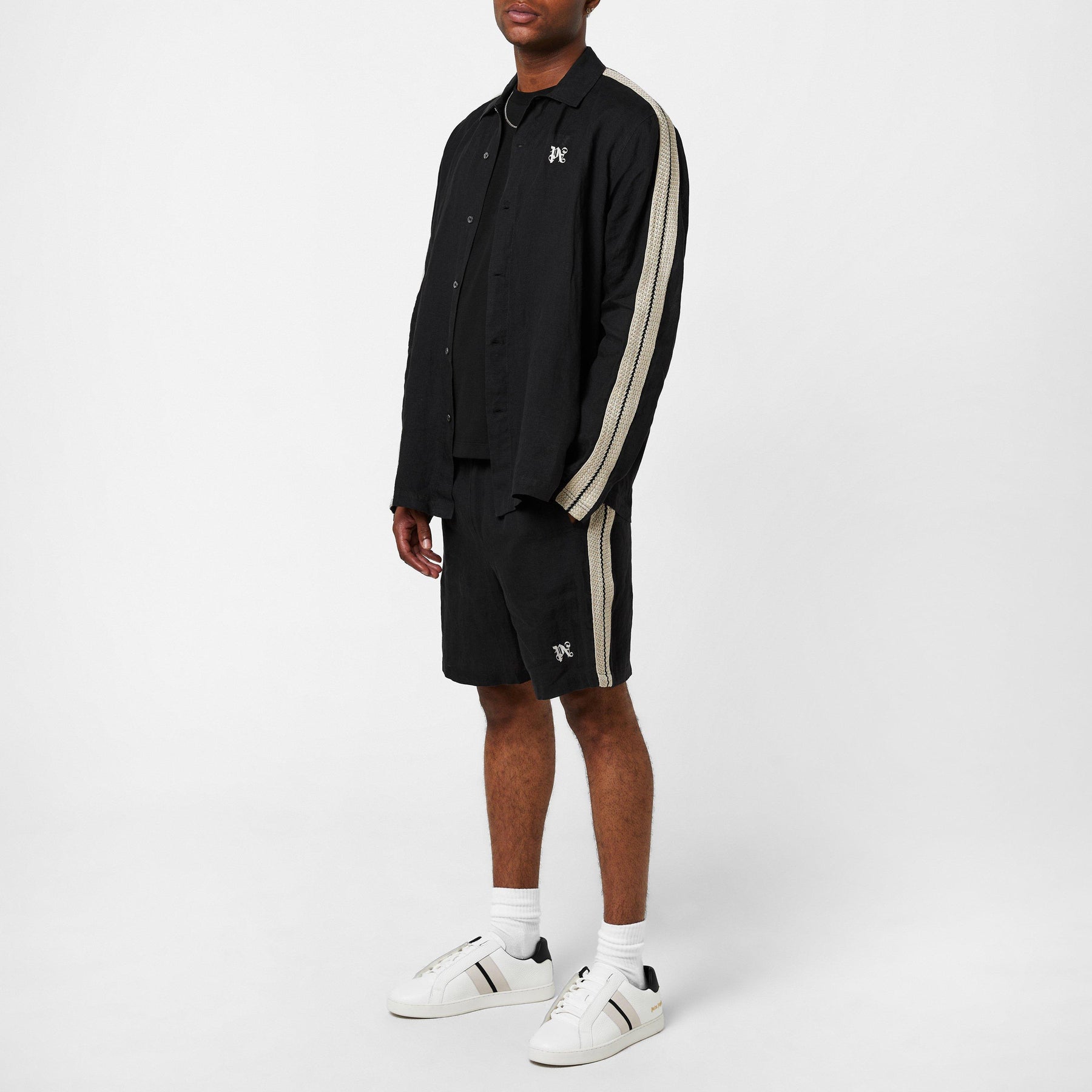 Monogram Polo Track Shirt