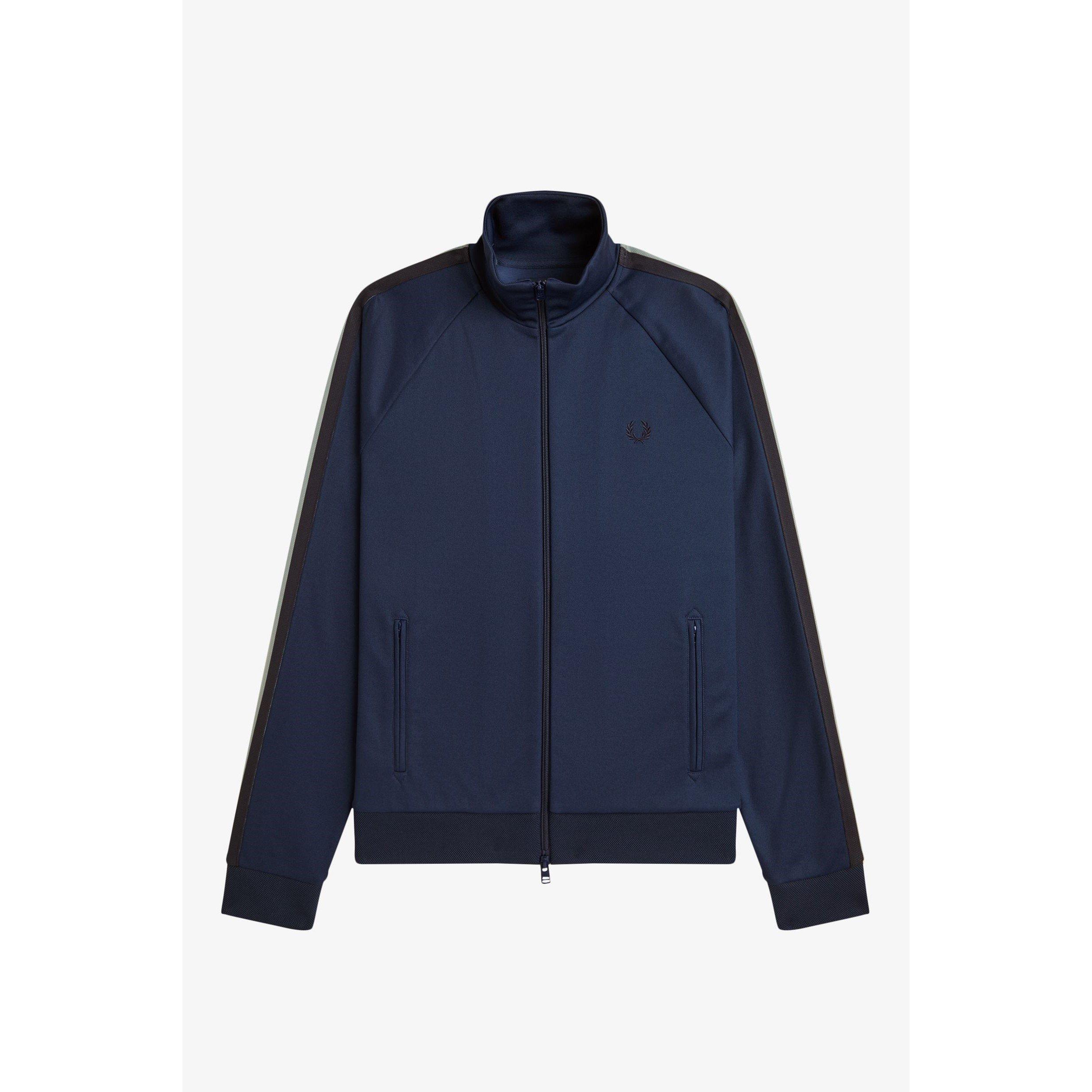 Full-Zip Athletic Fit Tracksuit Top
