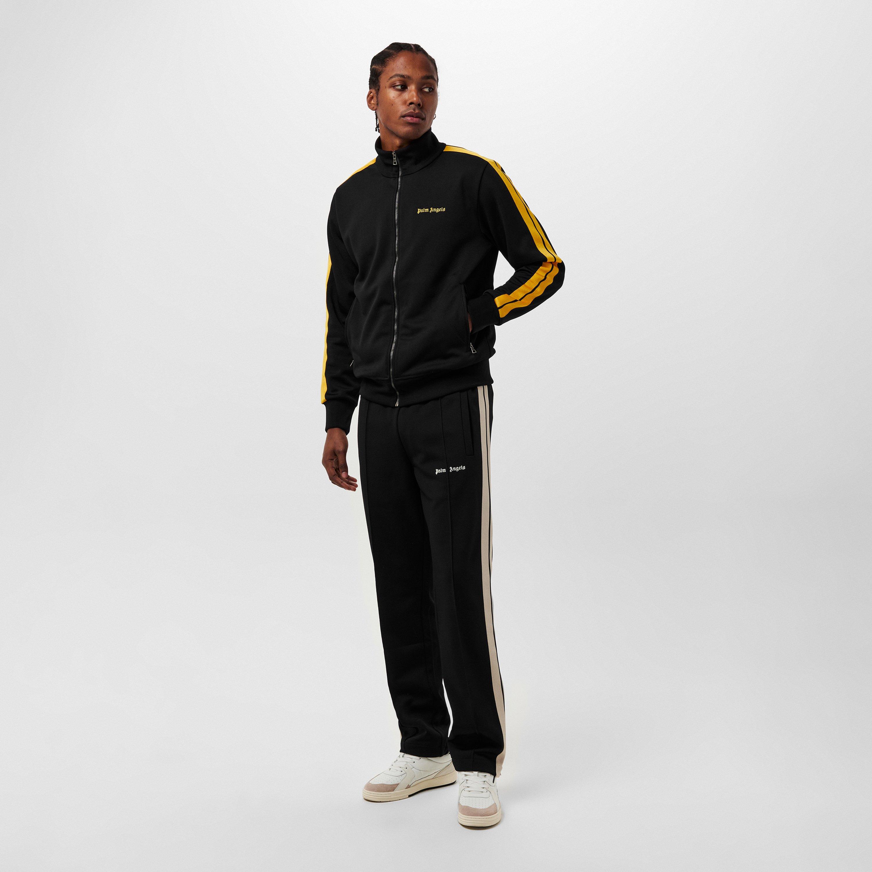 Classic Track Side Stripe Relaxed Fit Tracksuit Top