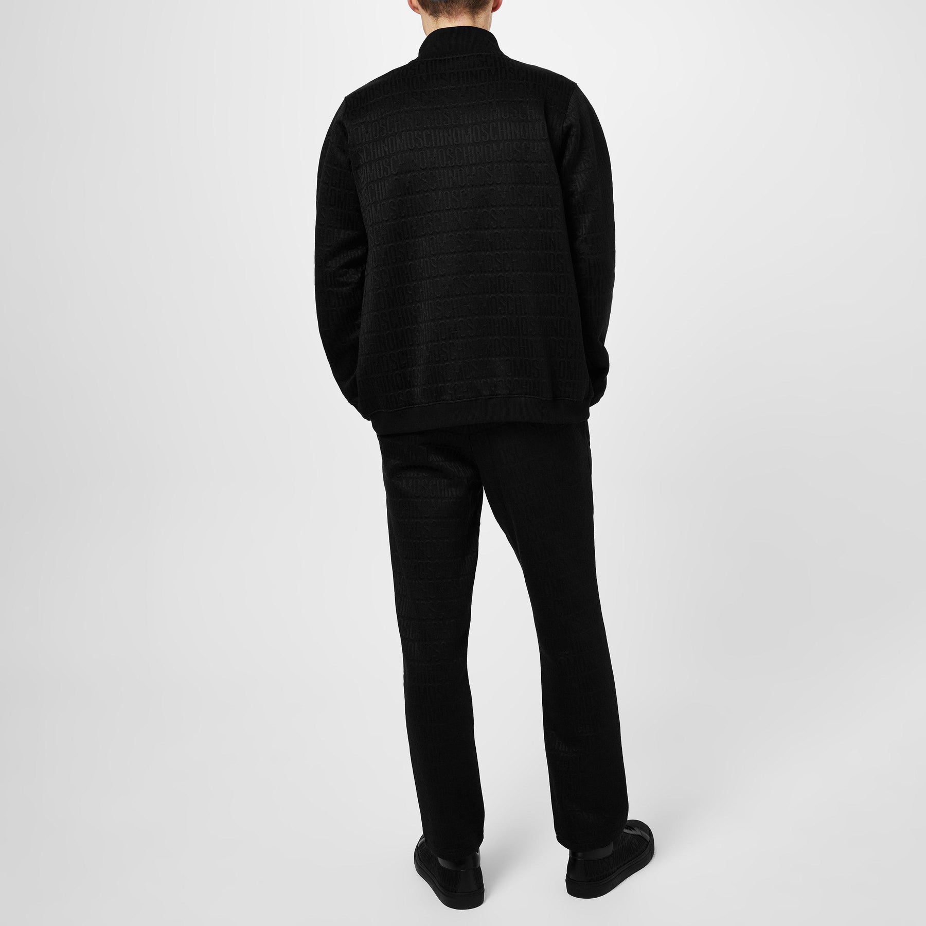 Jacquard Logo Bomber Jacket