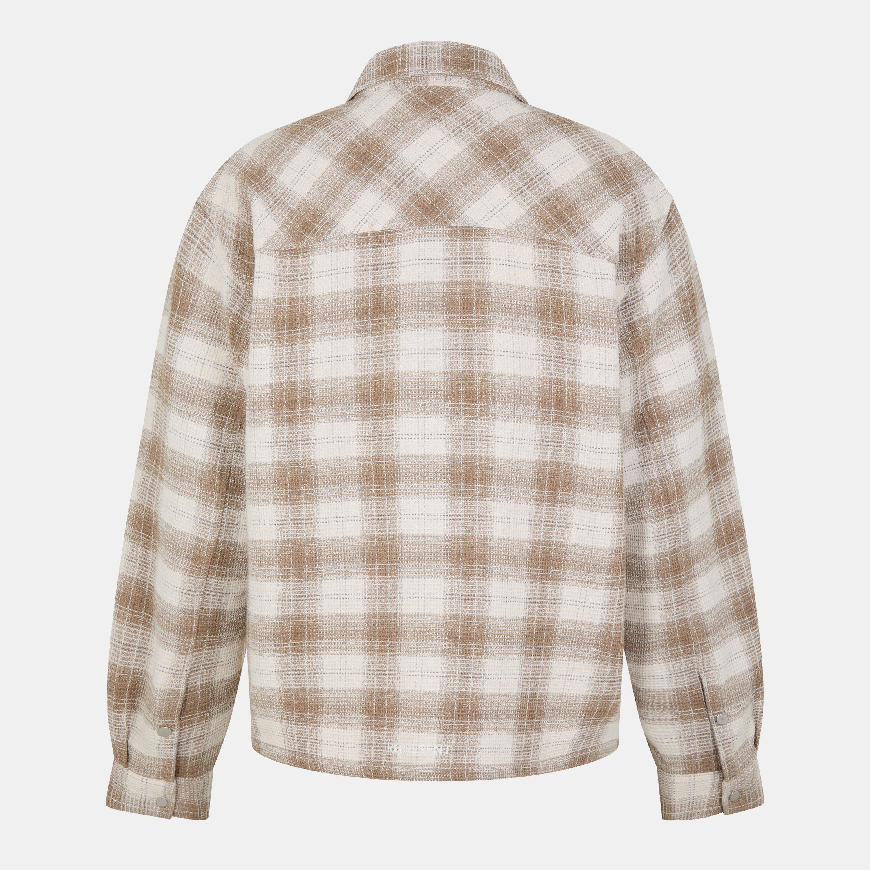Waffle Flannel Shirt, Textured Fabric