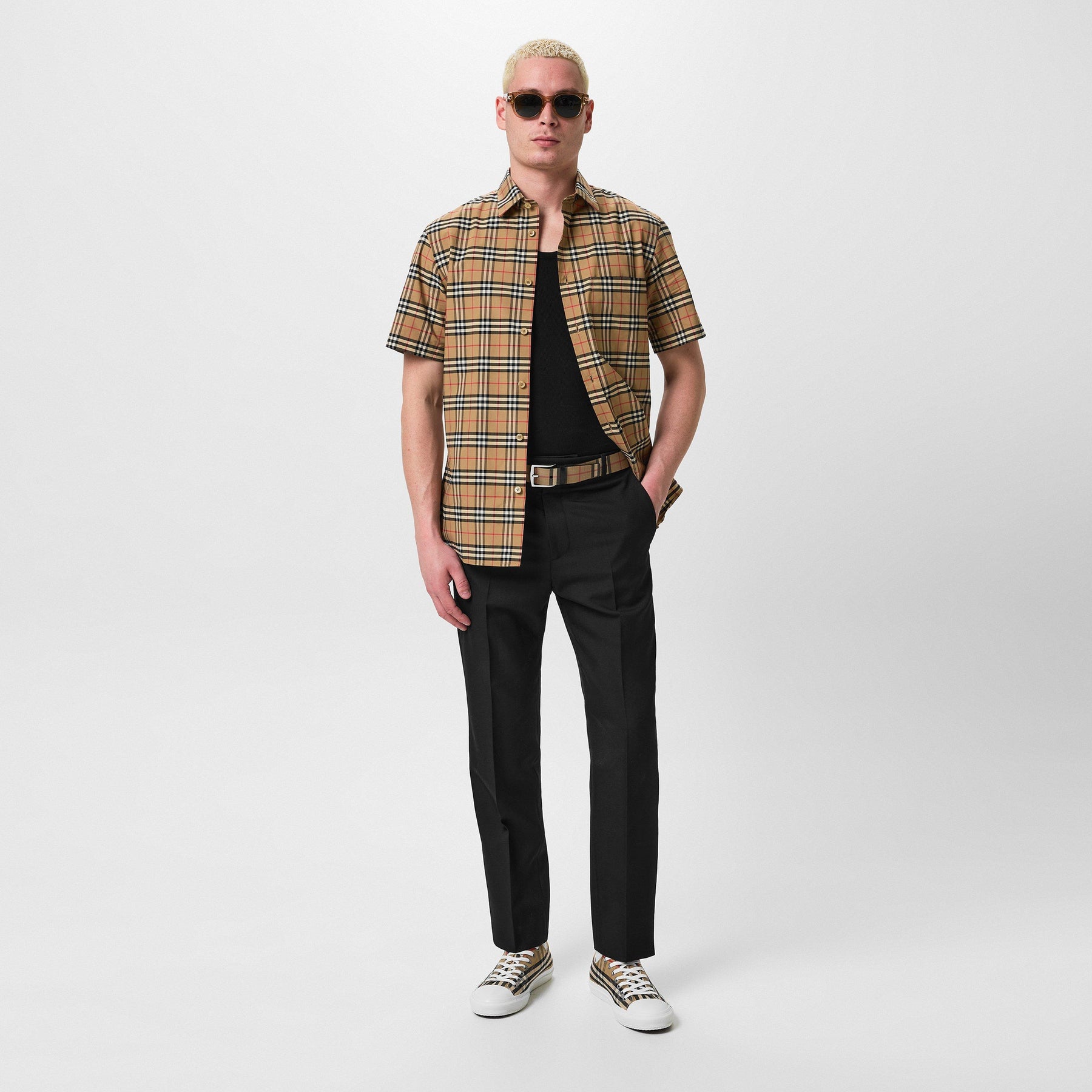 Men's Check Cotton Shirt