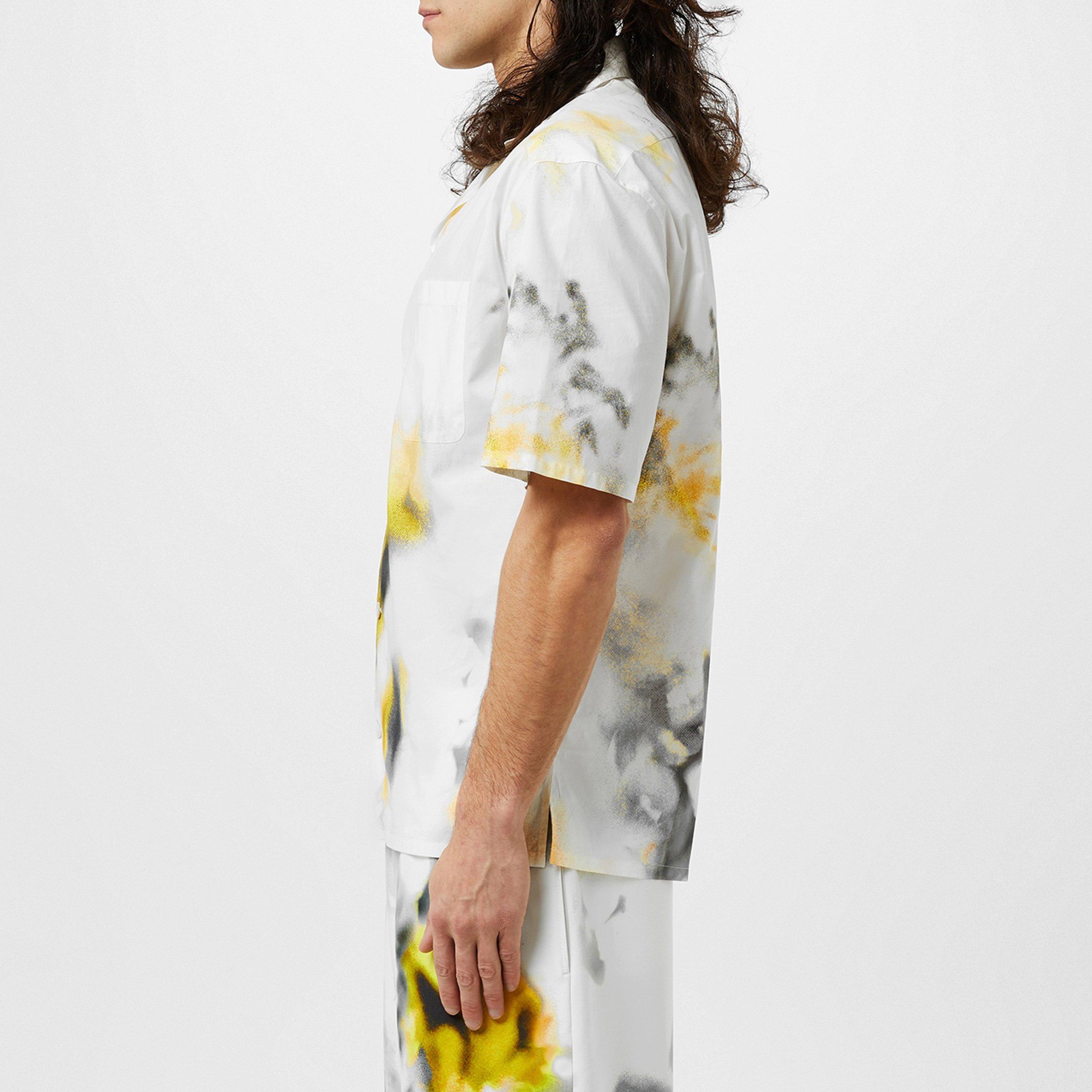 Obscured Flower Vacation Shirt