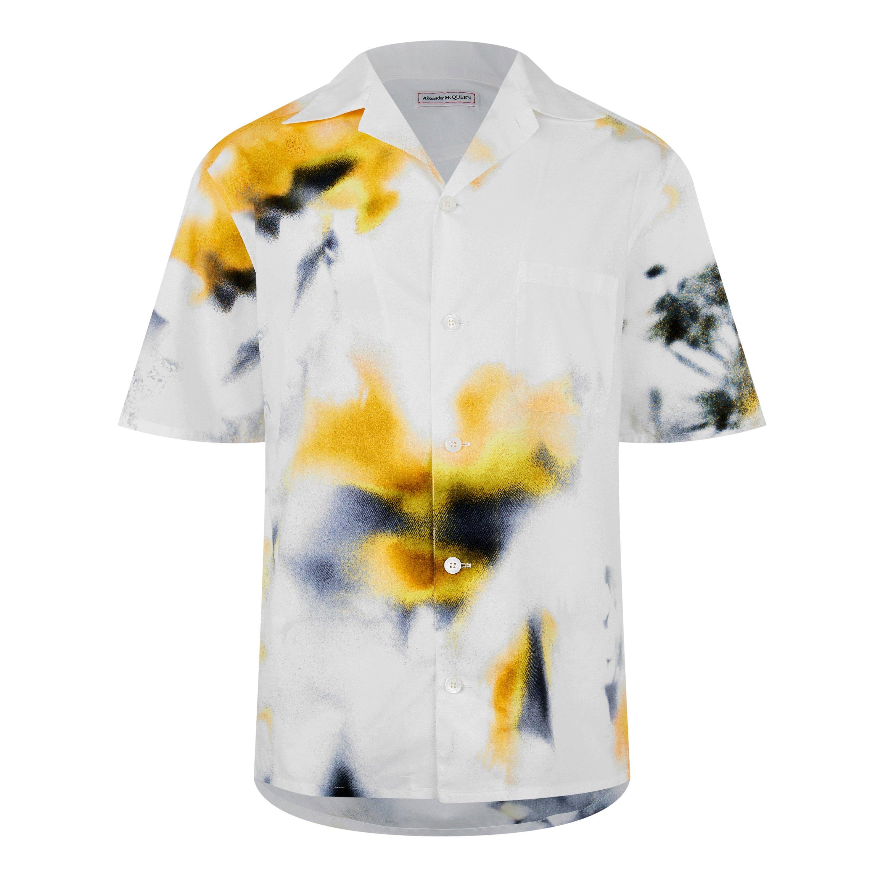 Obscured Flower Vacation Shirt