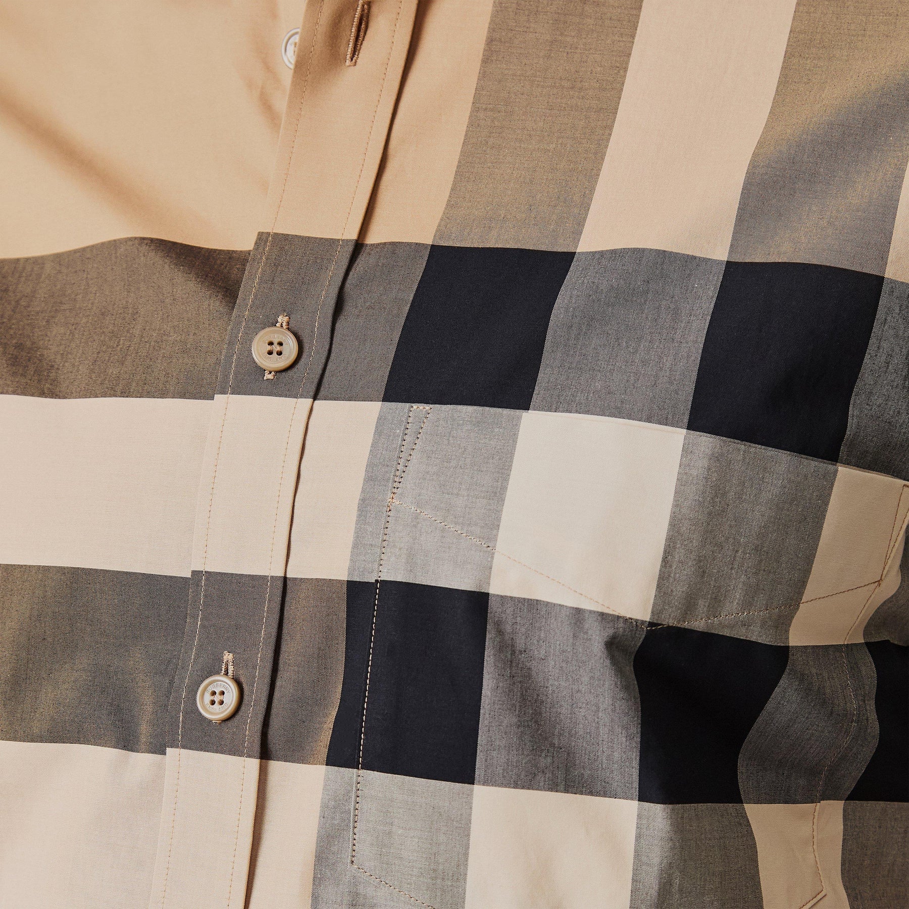 Men's Check Cotton Somerton Short Sleeved Shirt