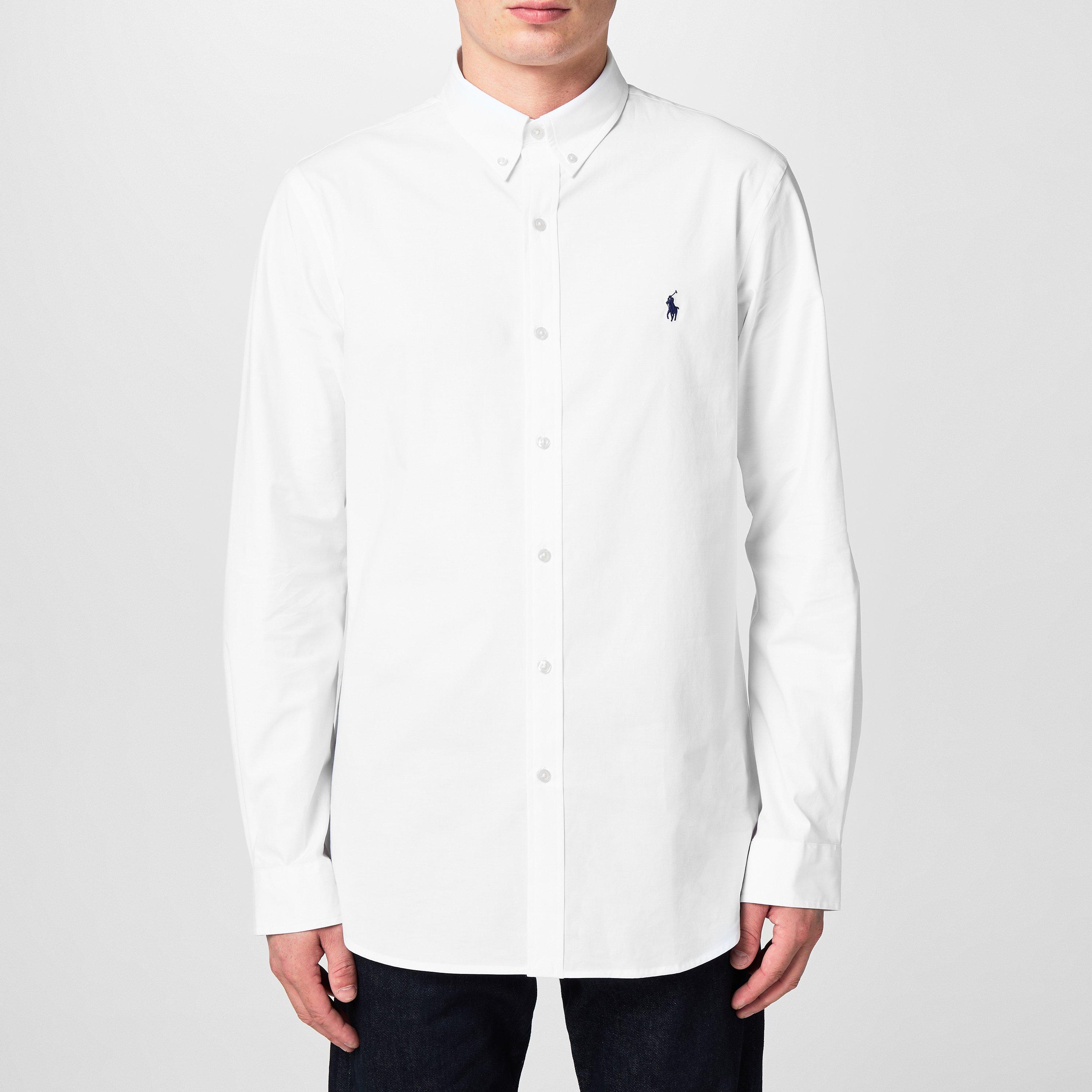 Men's Slim Fit Poplin Long-Sleeve Shirt