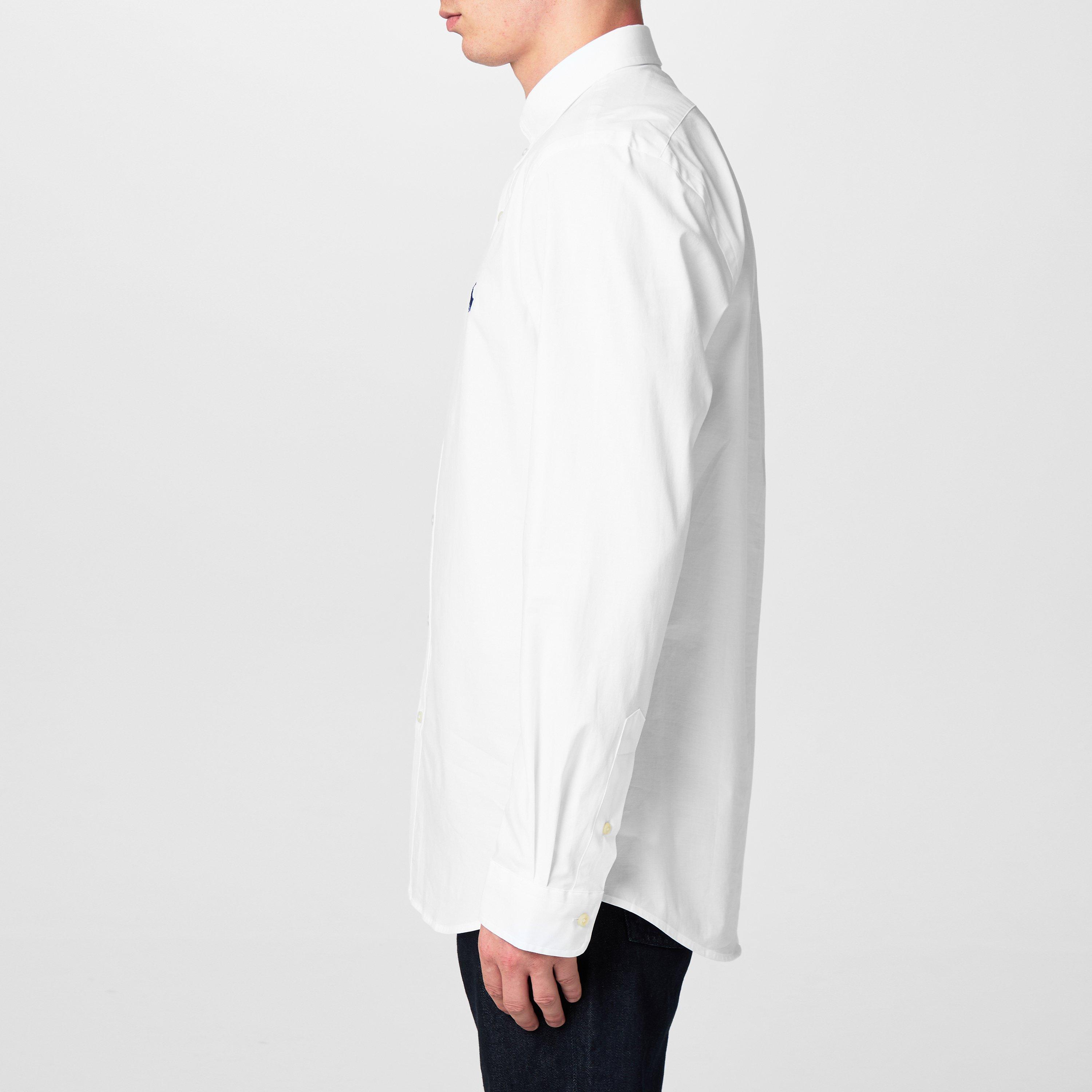 Men's Slim Fit Poplin Long-Sleeve Shirt