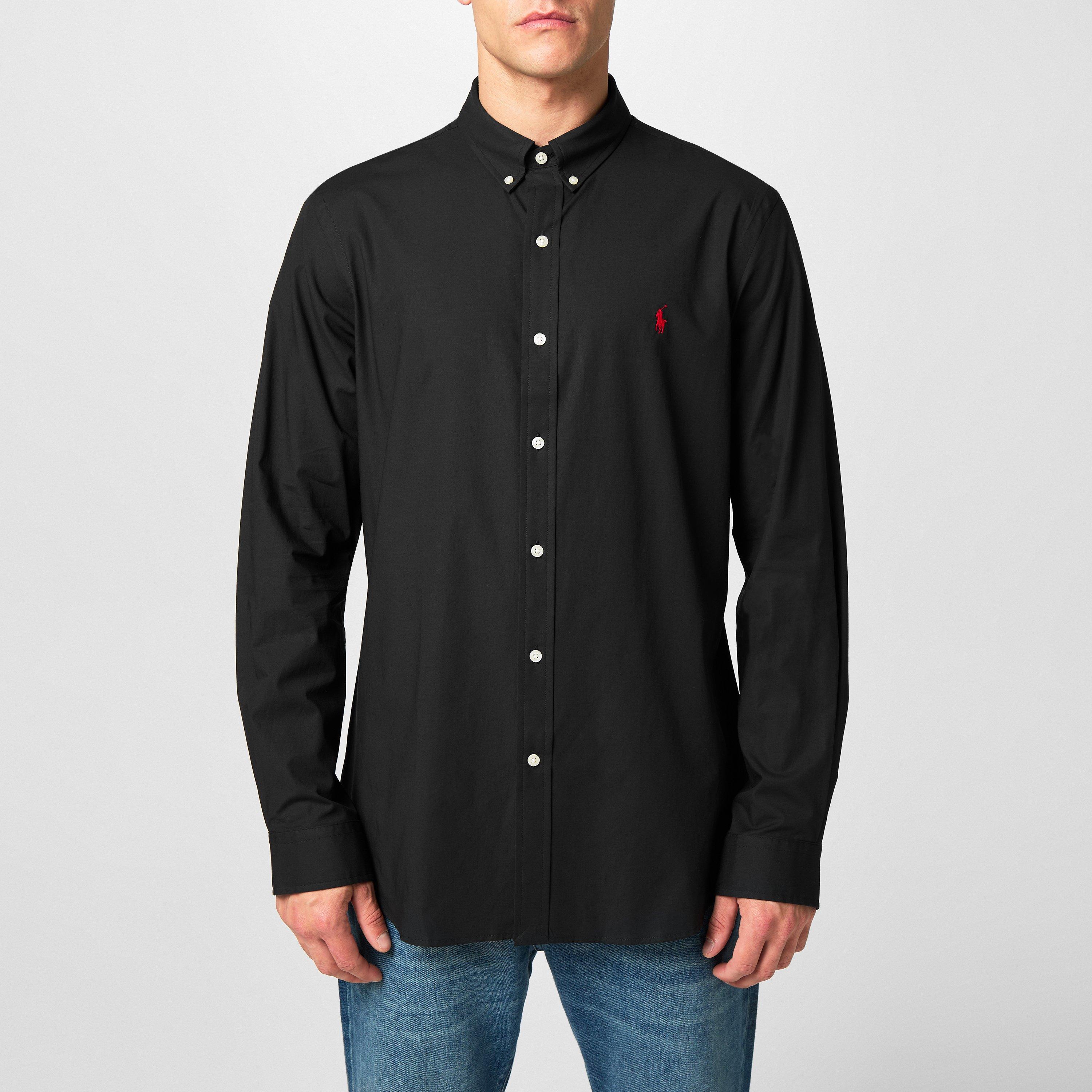 Men's Slim Fit Poplin Long-Sleeve Shirt