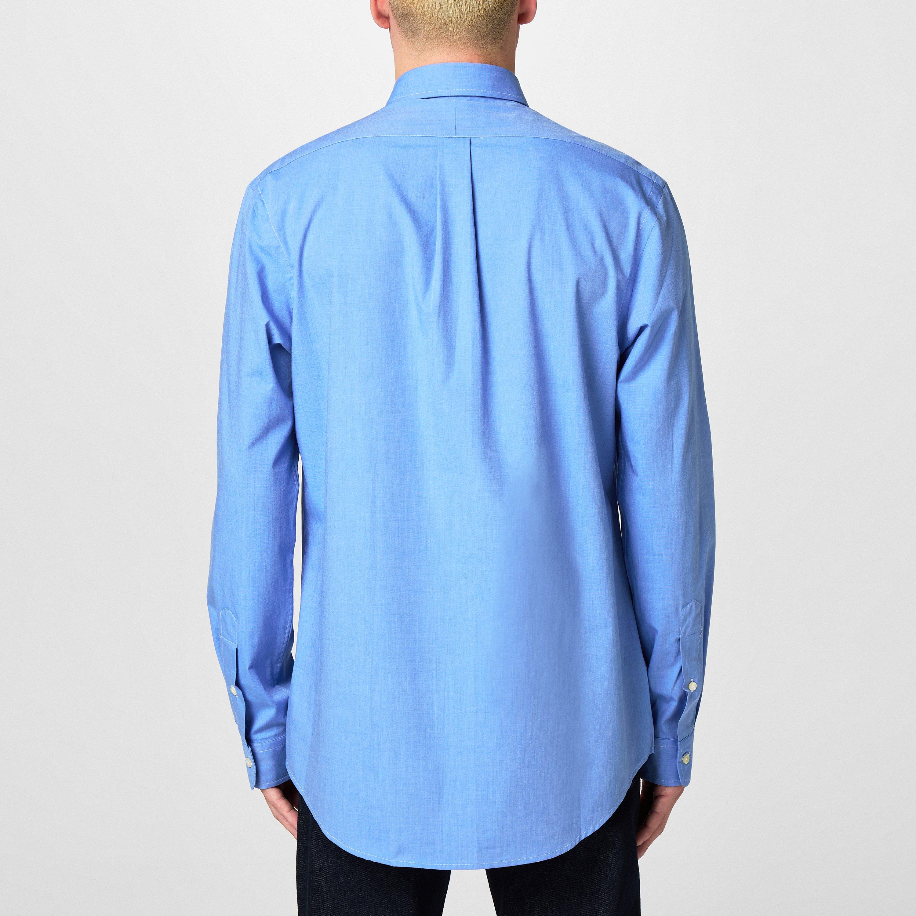 Men's Slim Fit Poplin Long-Sleeve Shirt