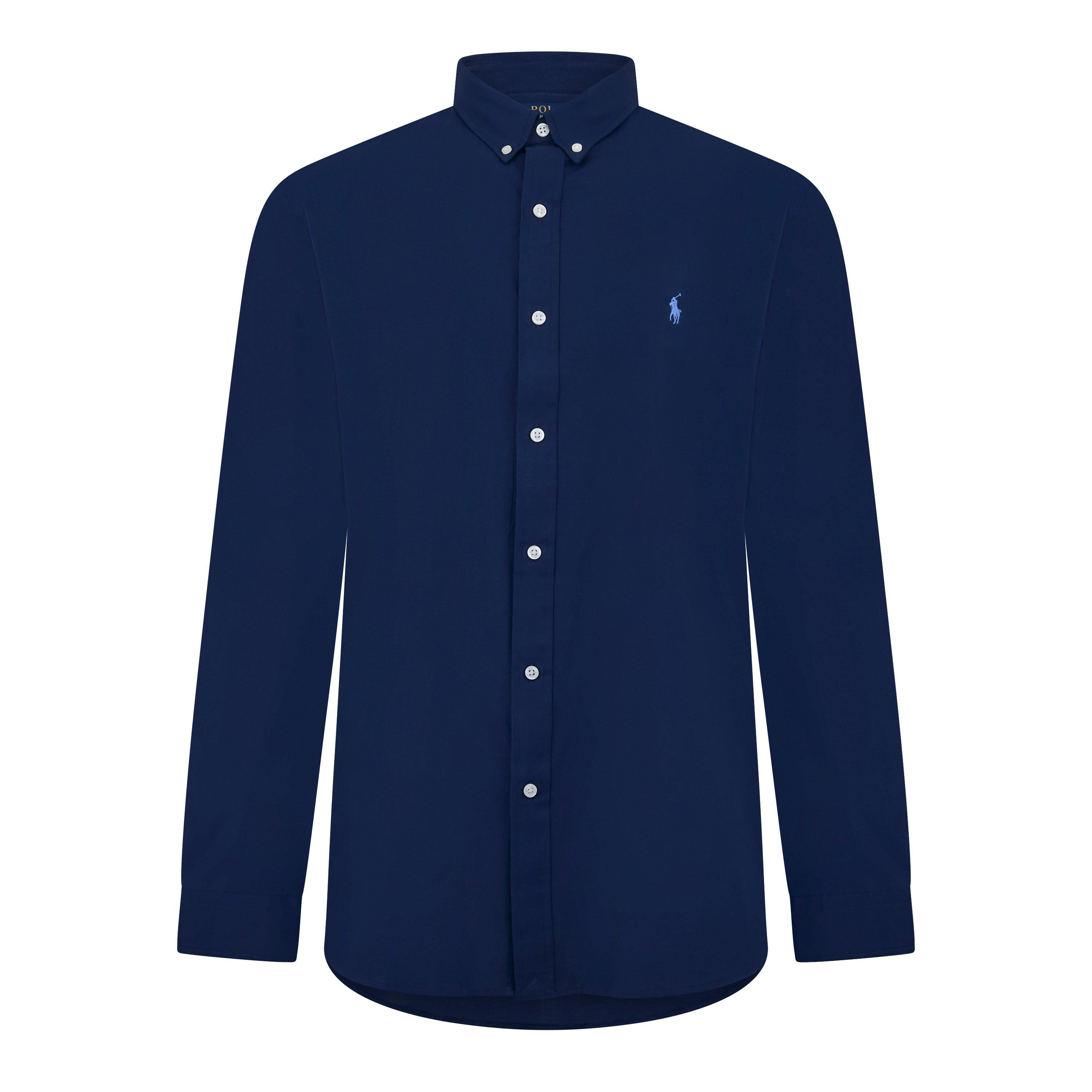 Men's Slim Fit Poplin Long-Sleeve Shirt