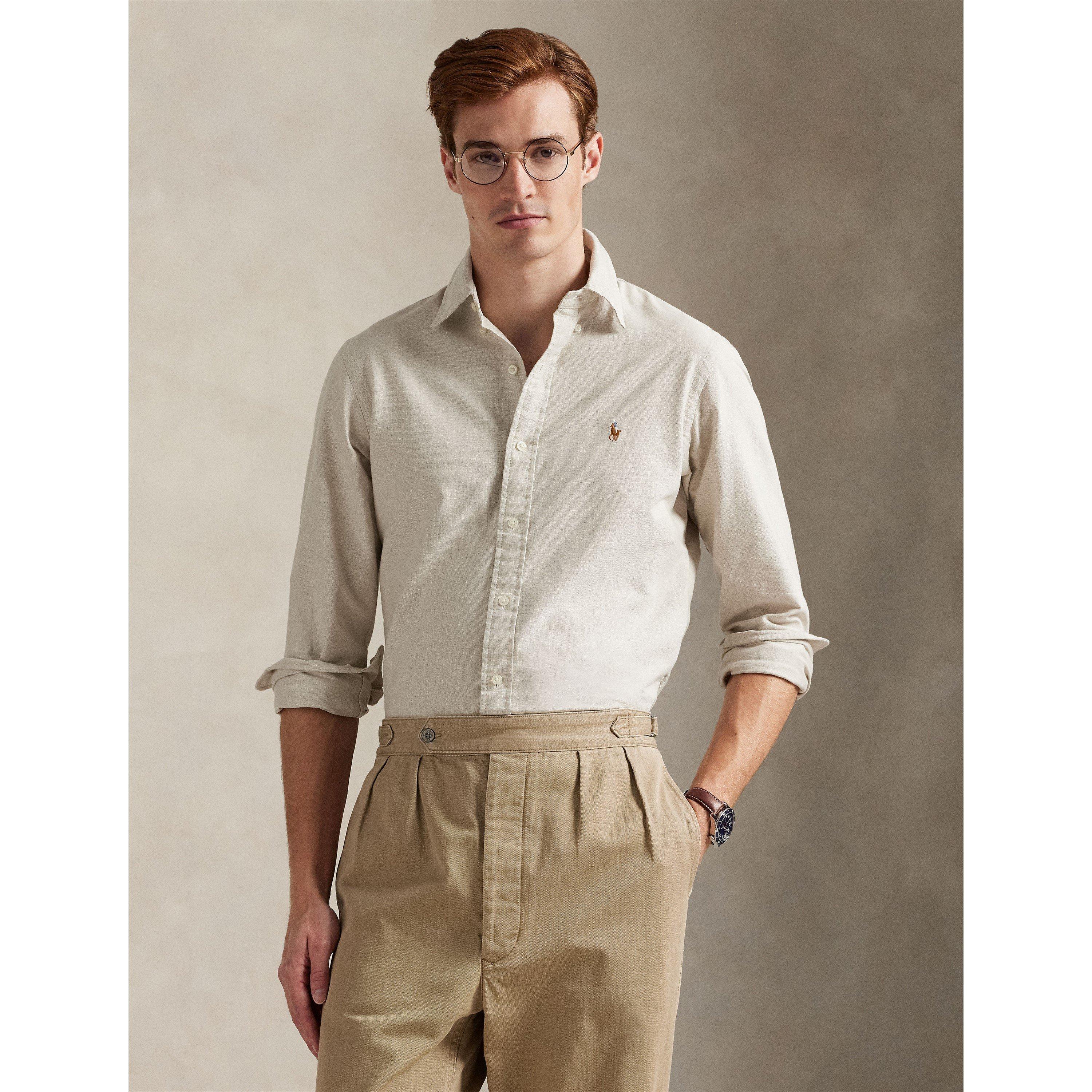 Slim Fit Oxford Long Sleeve Shirt
