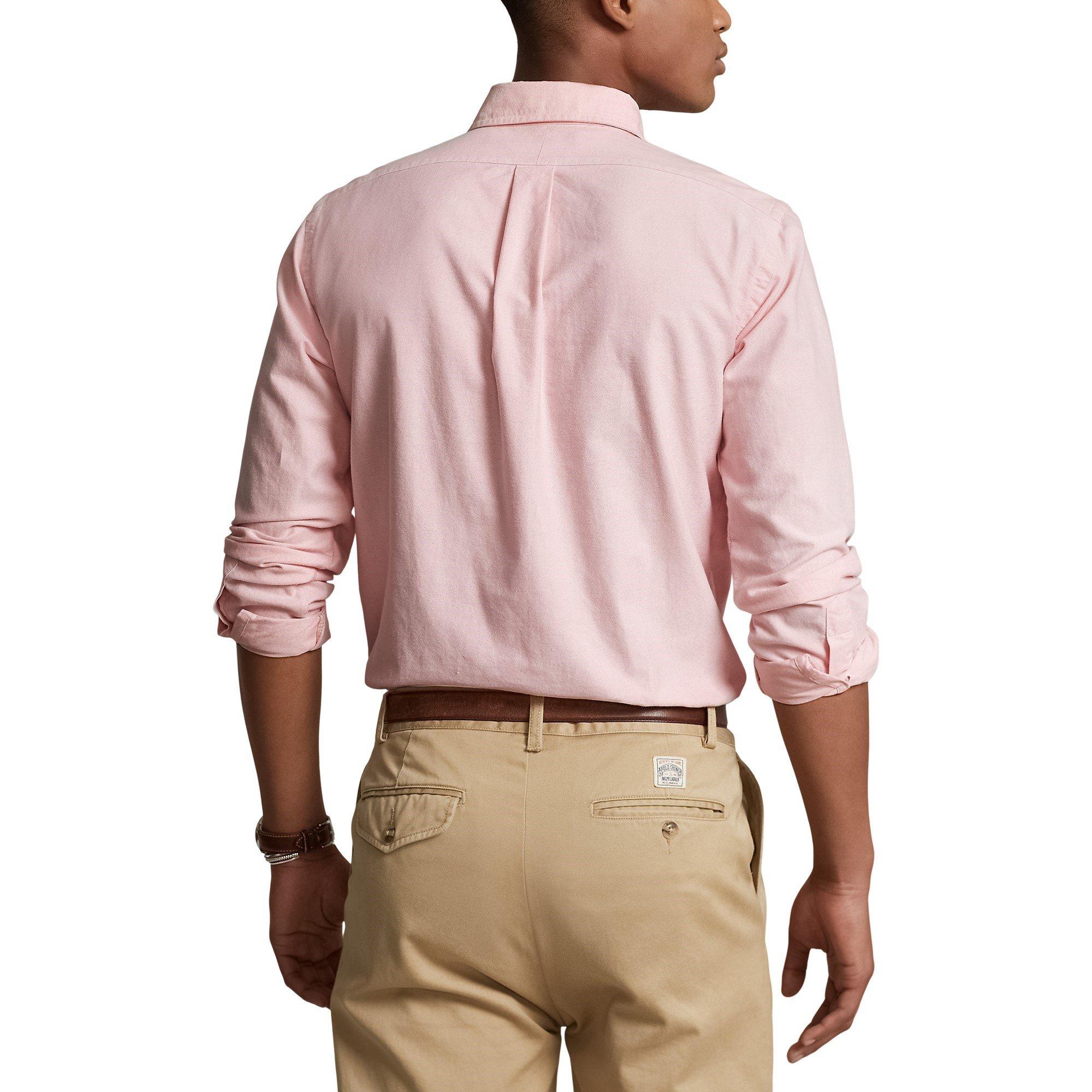 Men's Slim Fit Oxford Long Sleeve Shirt