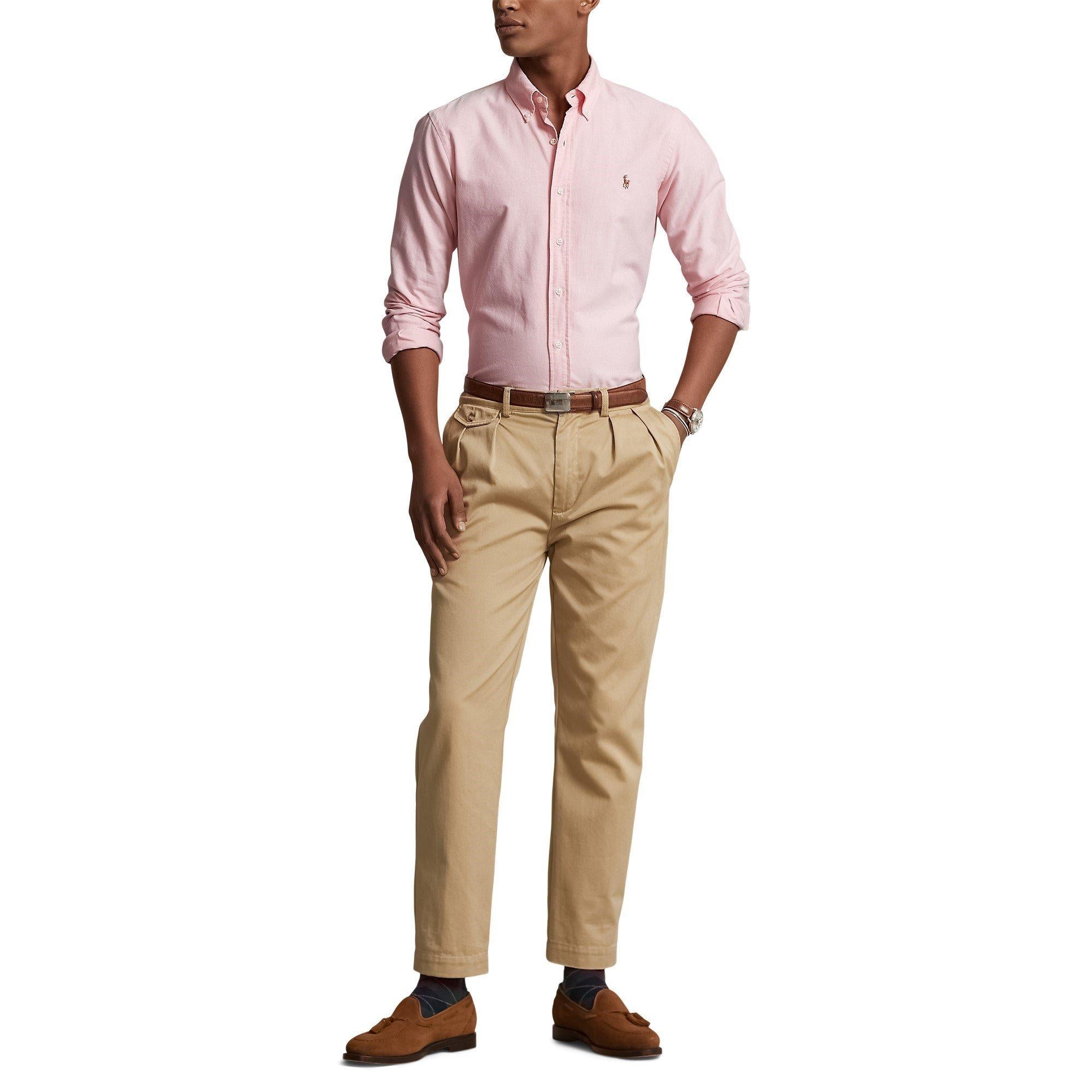 Men's Slim Fit Oxford Long Sleeve Shirt