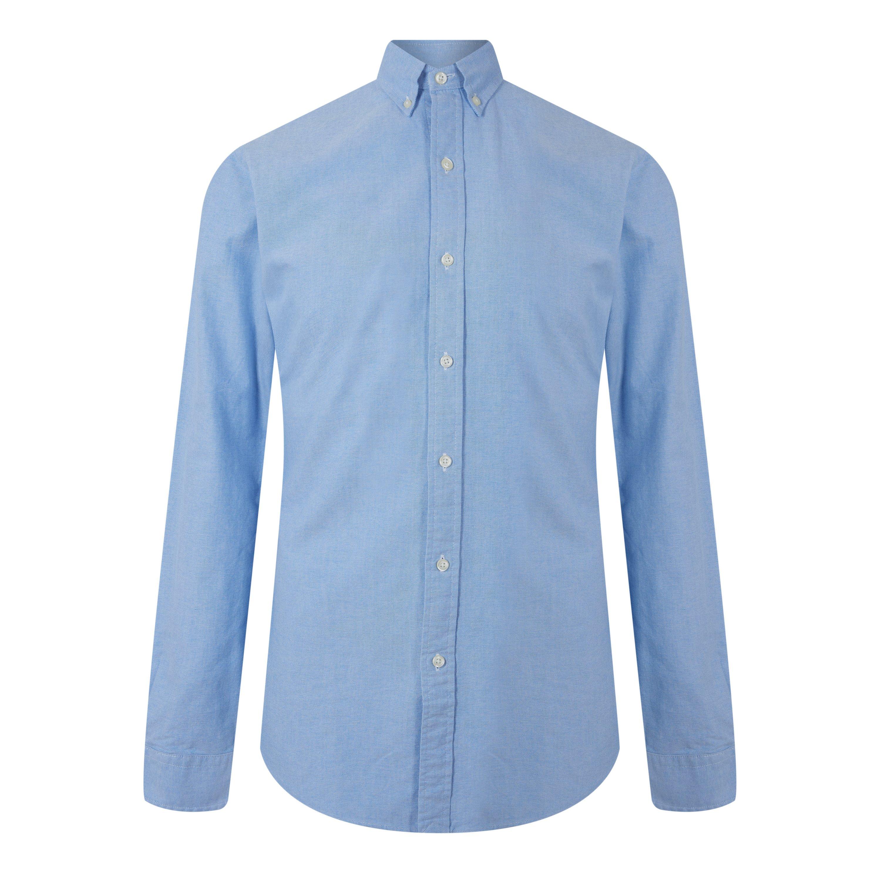 Men's Slim Fit Oxford Long Sleeve Shirt
