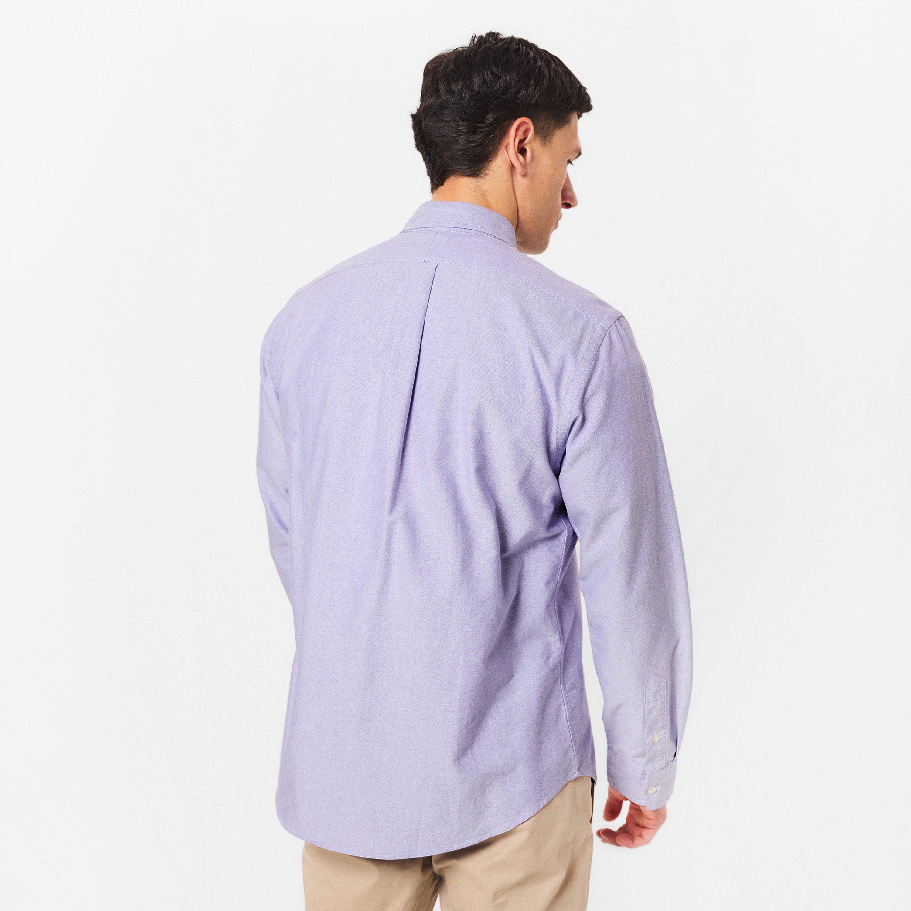 Men's Slim Fit Oxford Long Sleeve Shirt