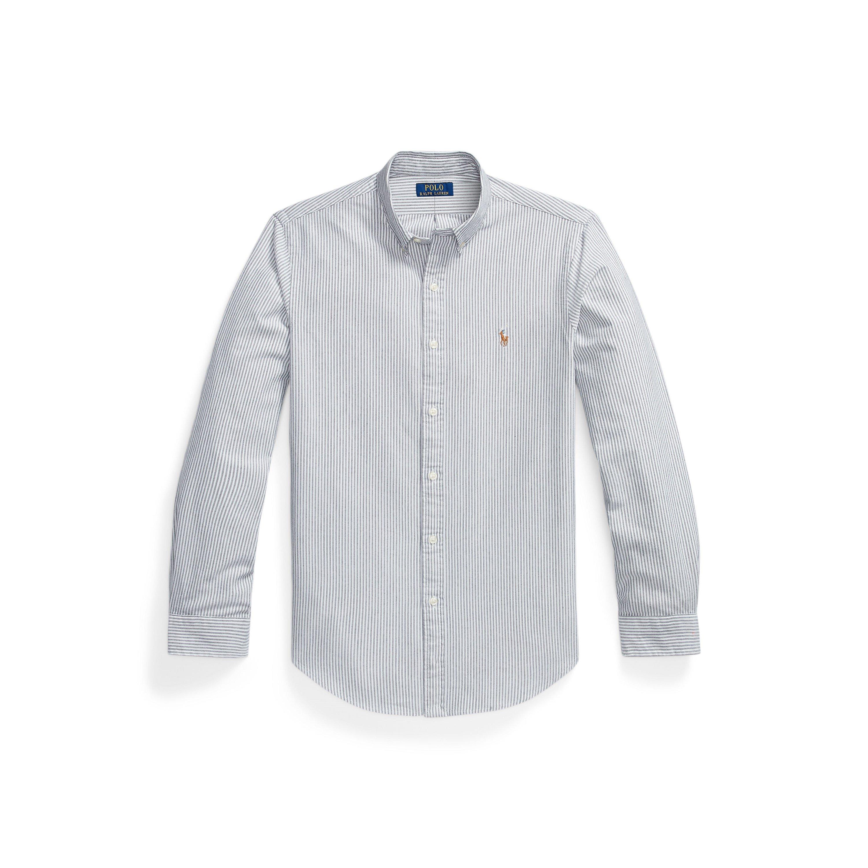 Slim Fit Striped Oxford Shirt