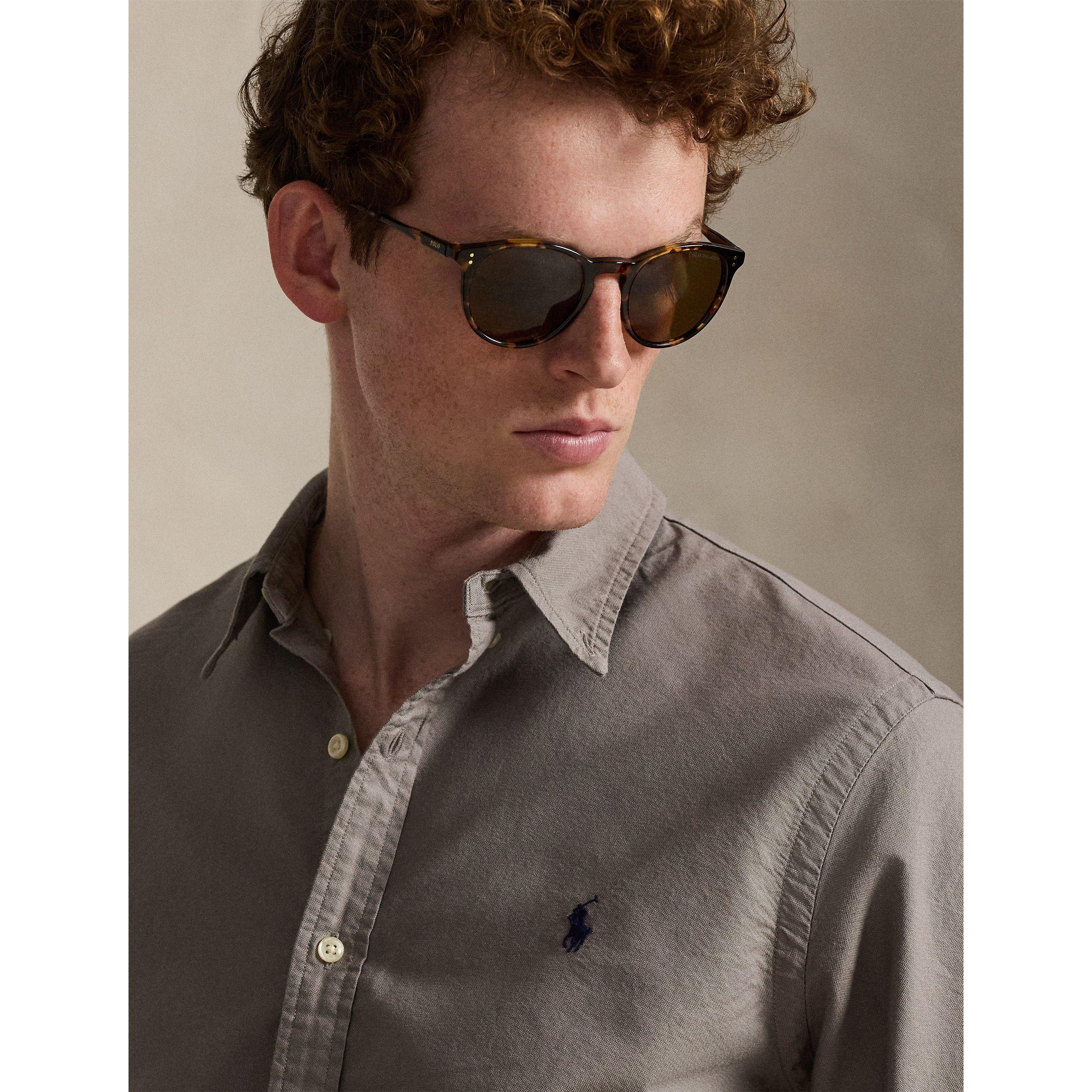 Slim Fit Oxford Long Sleeve Shirt