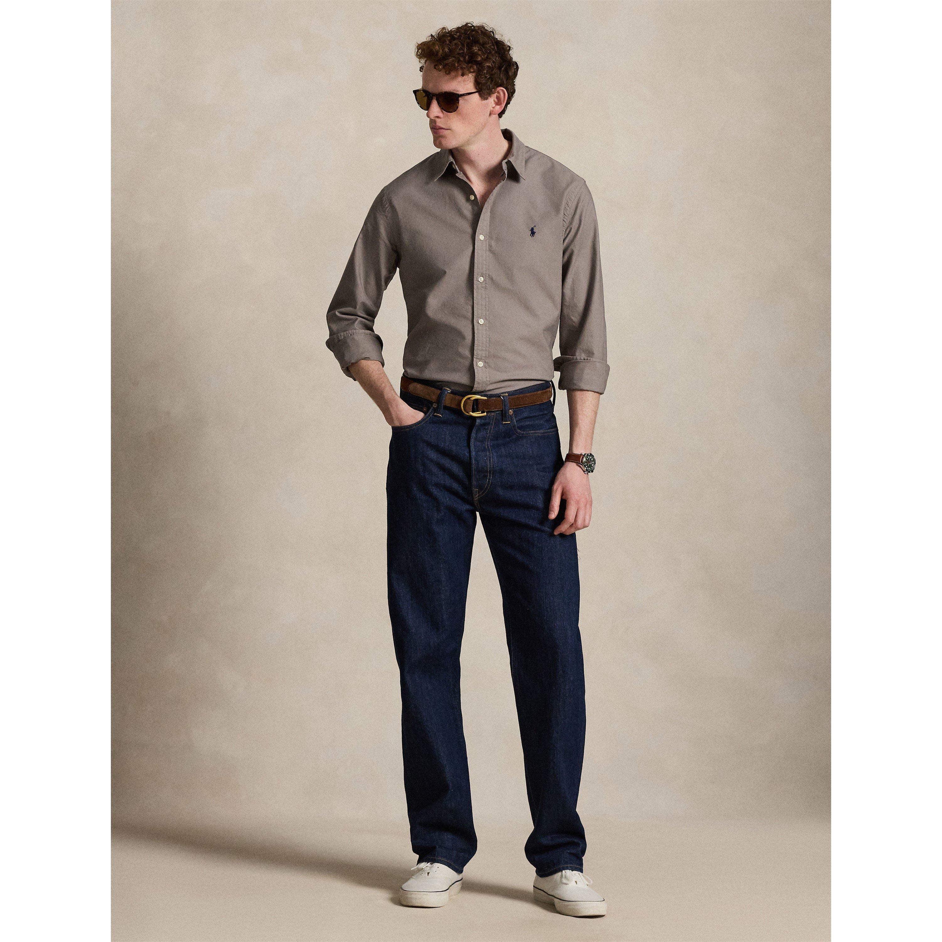 Slim Fit Oxford Long Sleeve Shirt