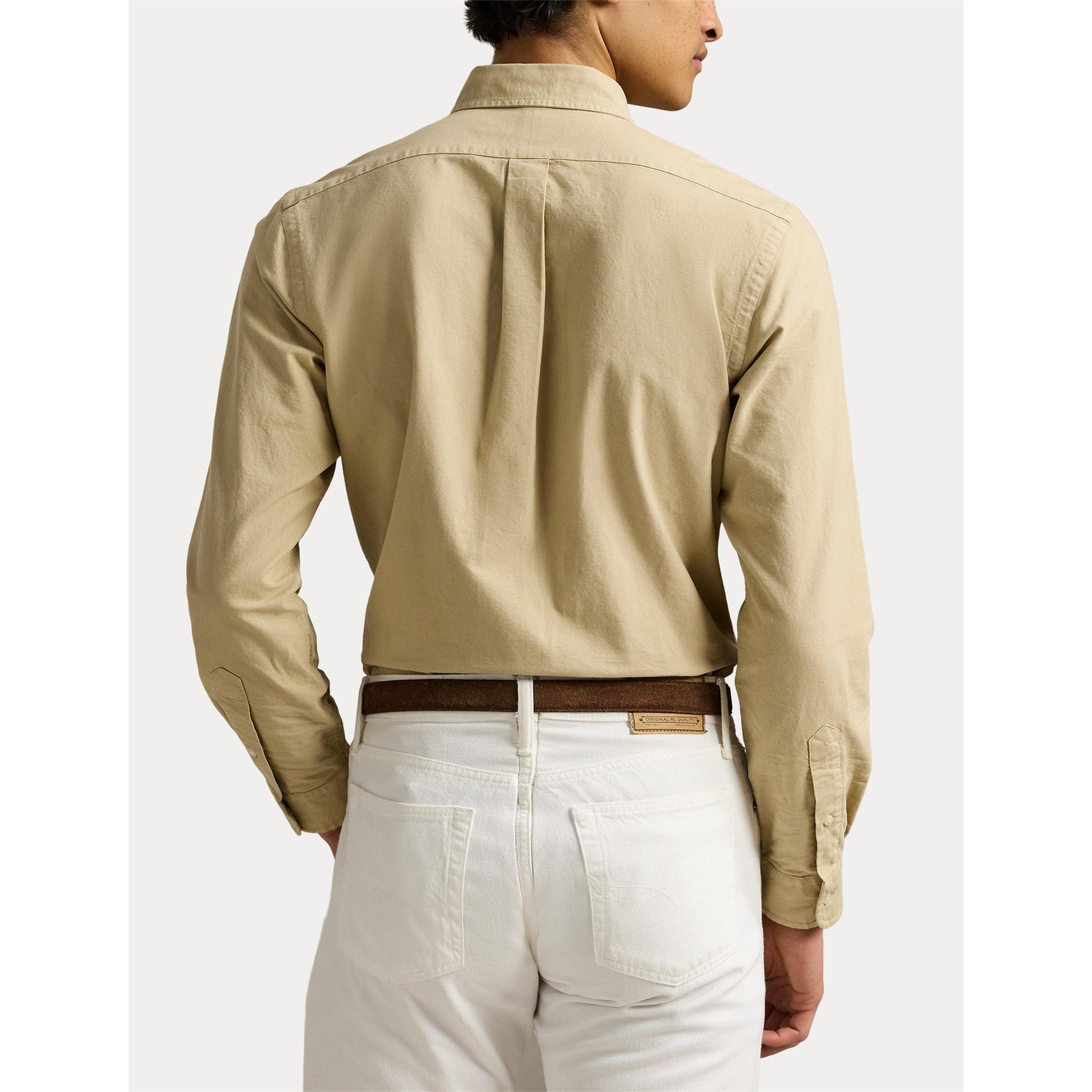 Men's Slim Fit Oxford Long Sleeve Shirt