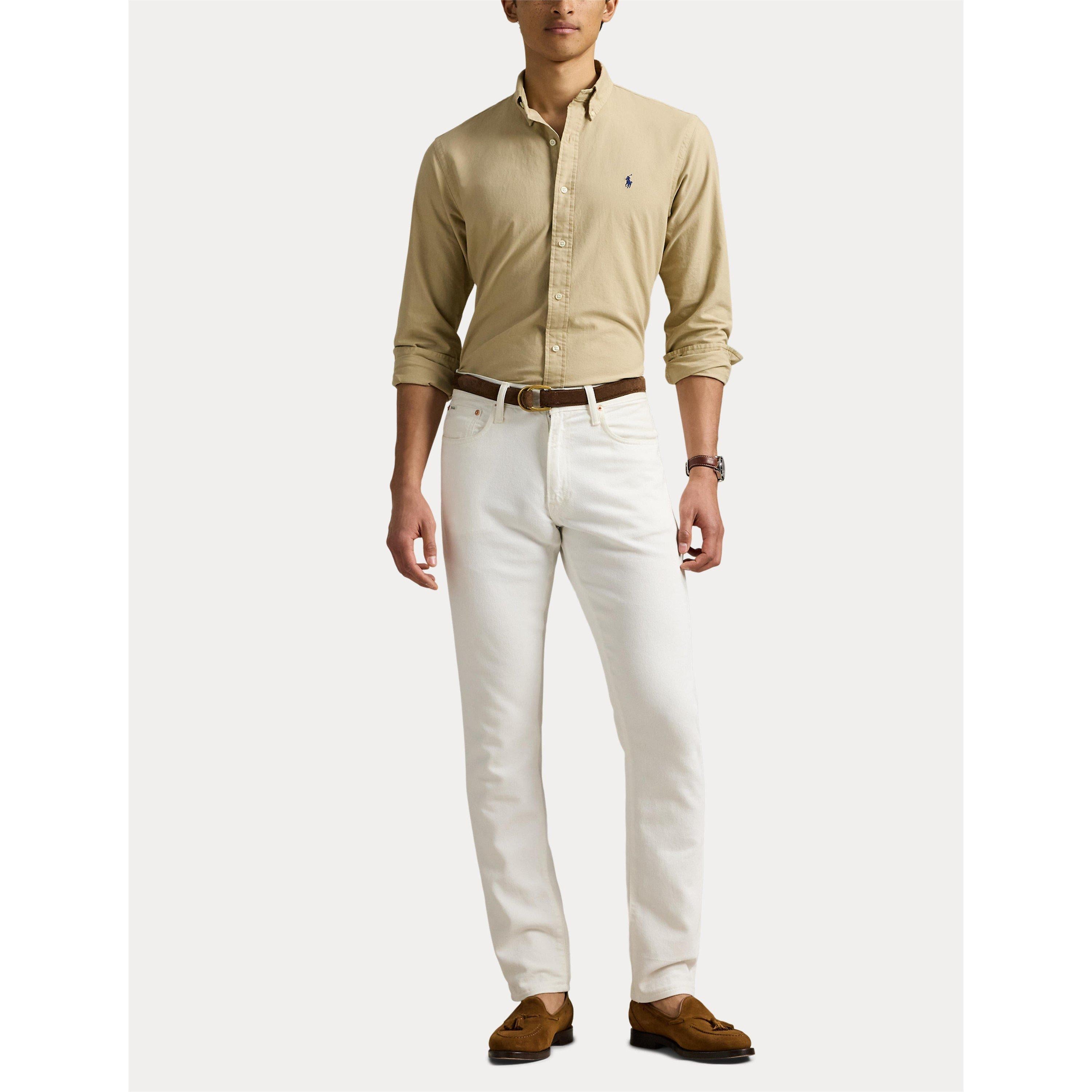 Men's Slim Fit Oxford Long Sleeve Shirt