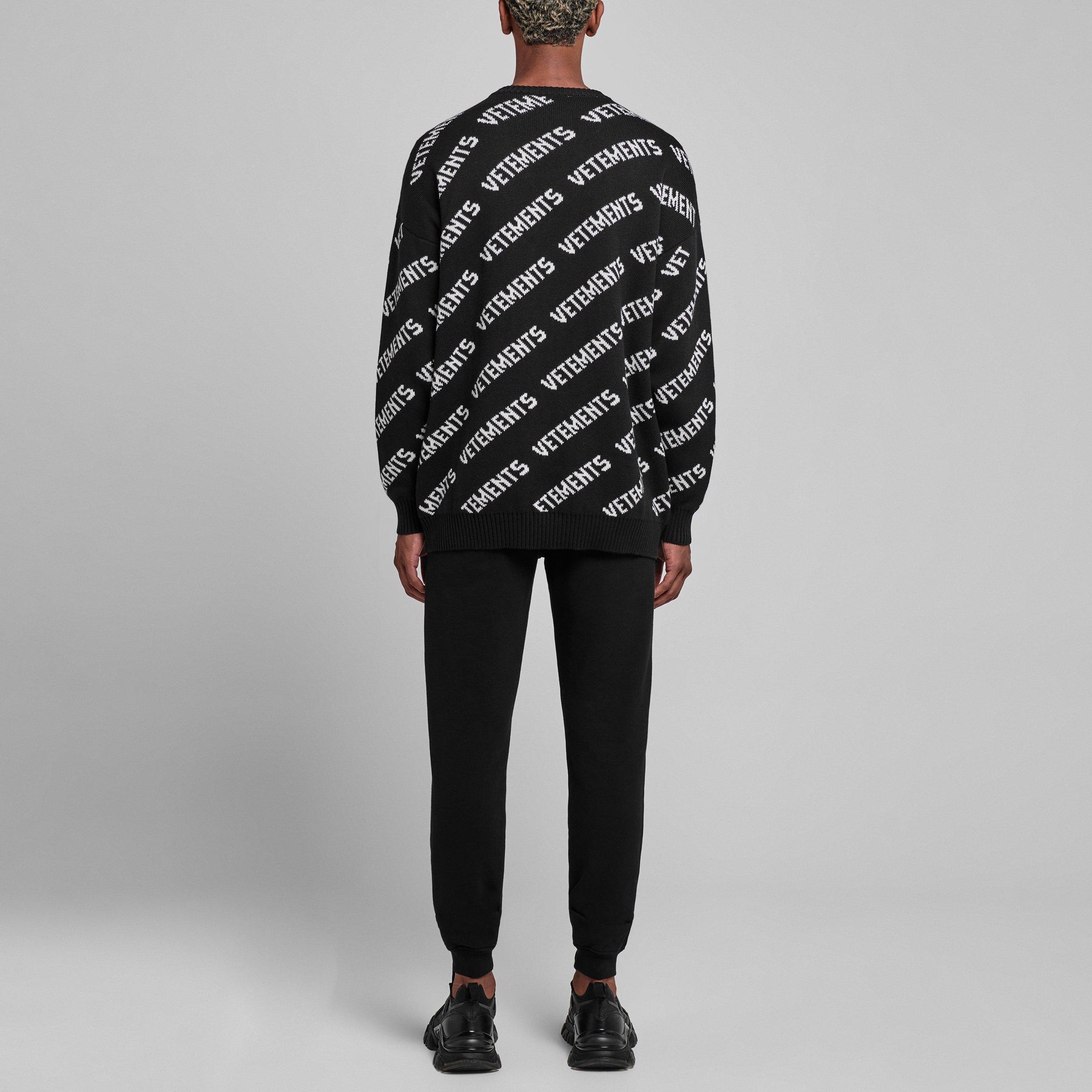 All Over Logo Crew Neck Jumper