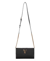 Calf Leather Clutch with Chain Strap