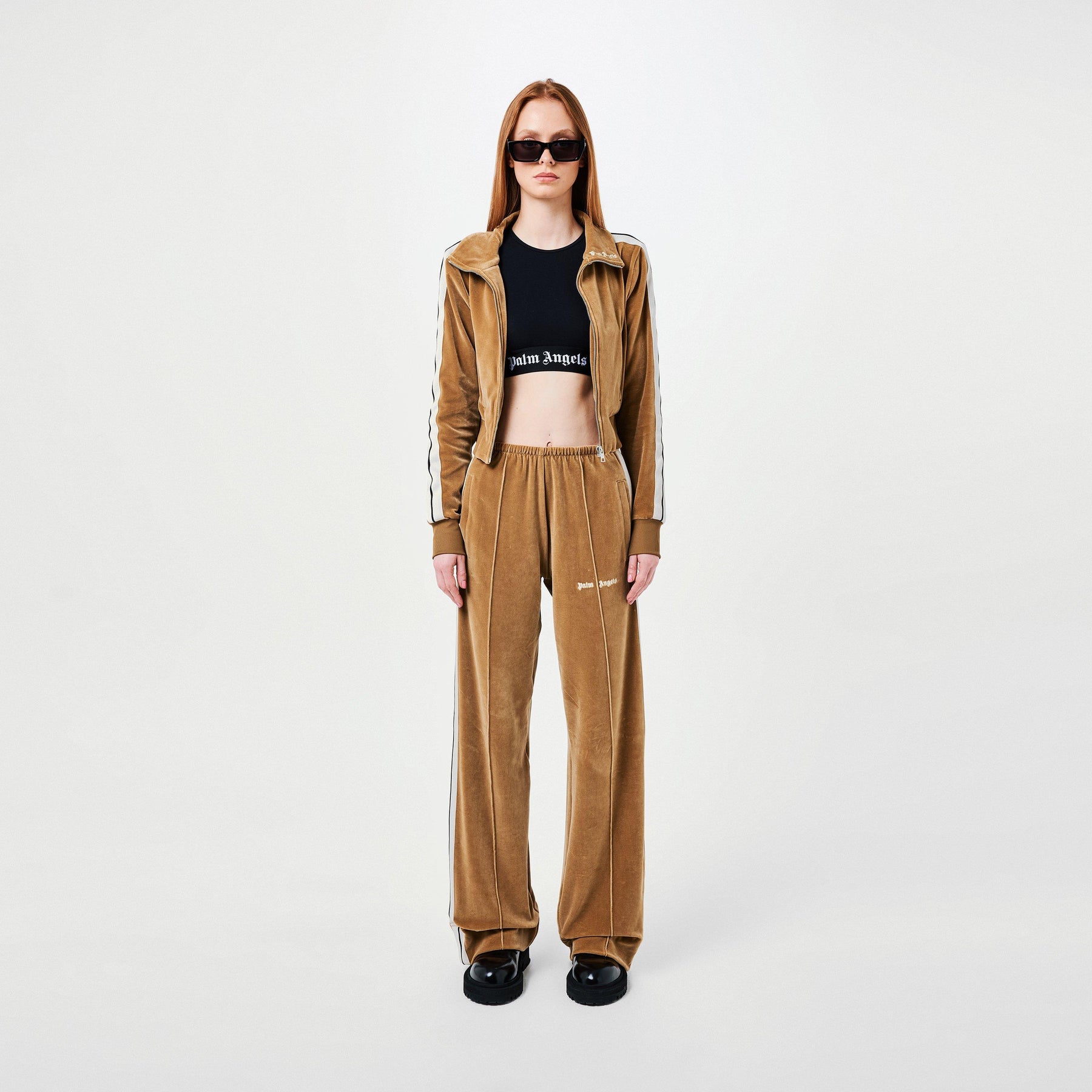 Velvet Loose Track Pants